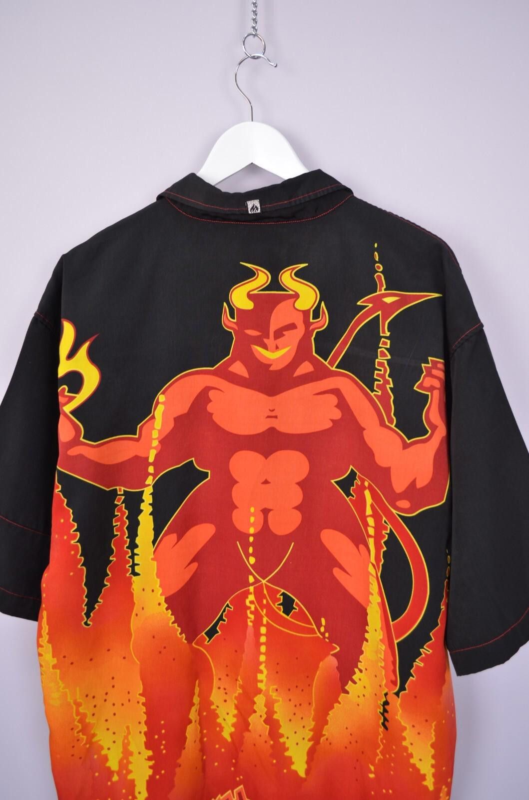 Designer Vintage Johny Blaze Anime Devil Rap Oversize Shirt Size XL Size US XL / EU 56 / 4 - 8 Thumbnail