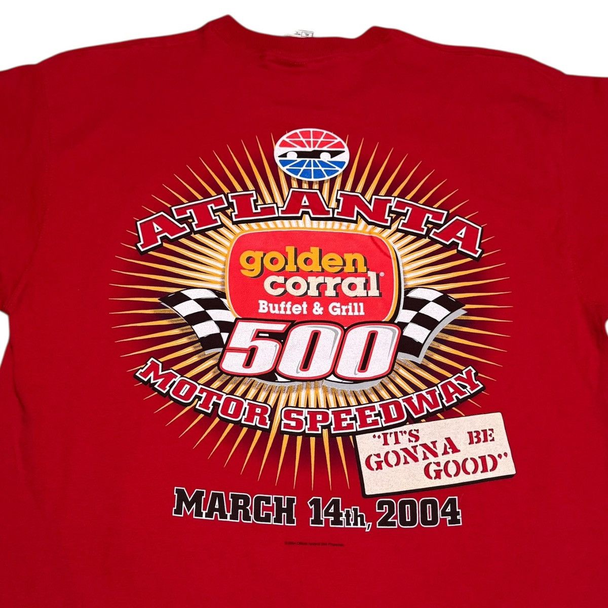 Fruit Of The Loom Vintage 2004 Golden Corral 500 NASCAR Shirt Men's L Size US L / EU 52-54 / 3 - 4 Thumbnail