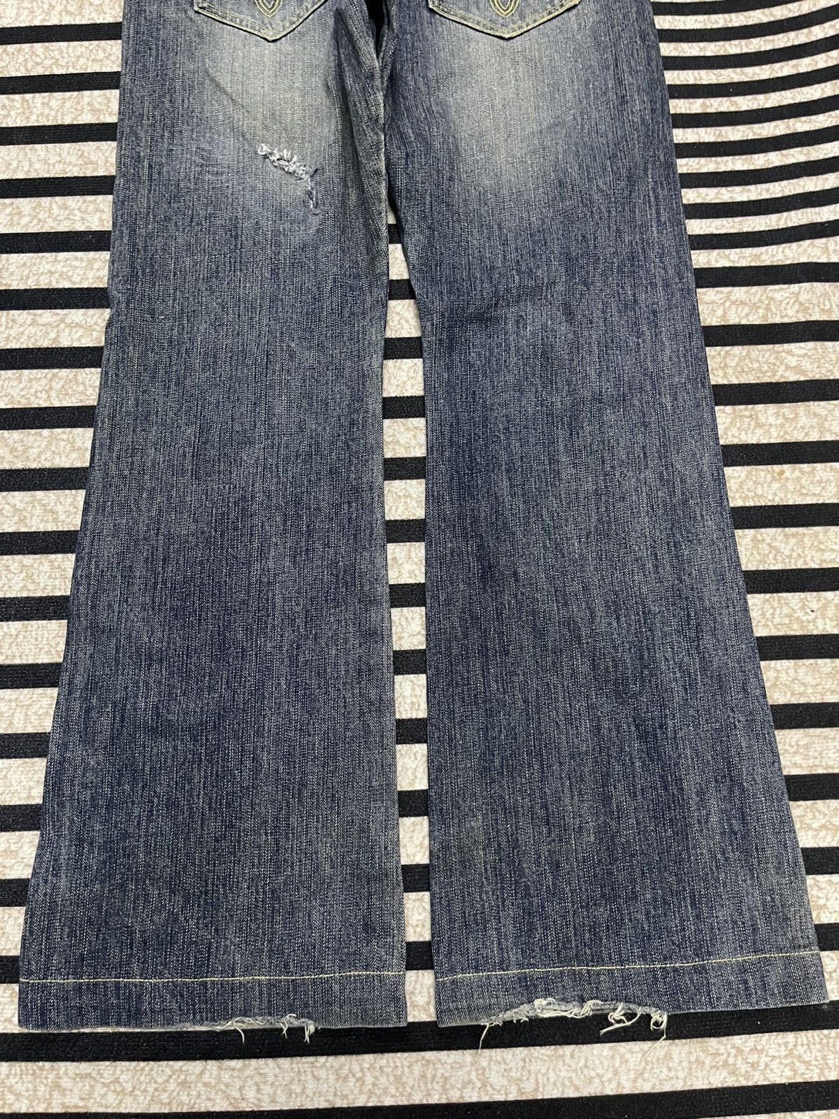 Japanese Brand 2000s LINK IT ALL FLARE JEANS IFSIXWASNINE STYLE Size US 29 - 12 Thumbnail