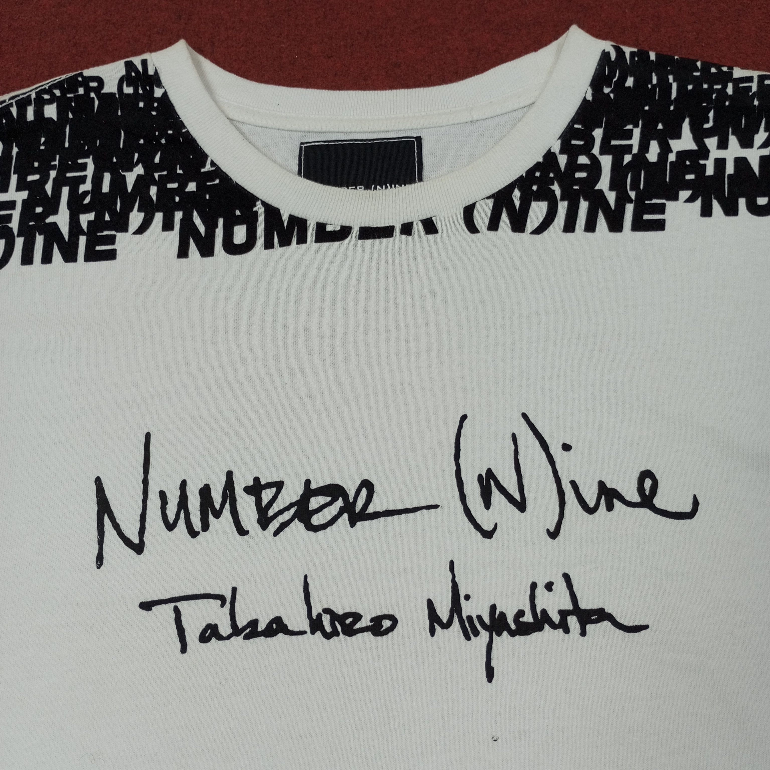Number (N)ine Number Nine Denim Japanese Brand Tshirt c239n13 Size US M / EU 48-50 / 2 - 2 Thumbnail