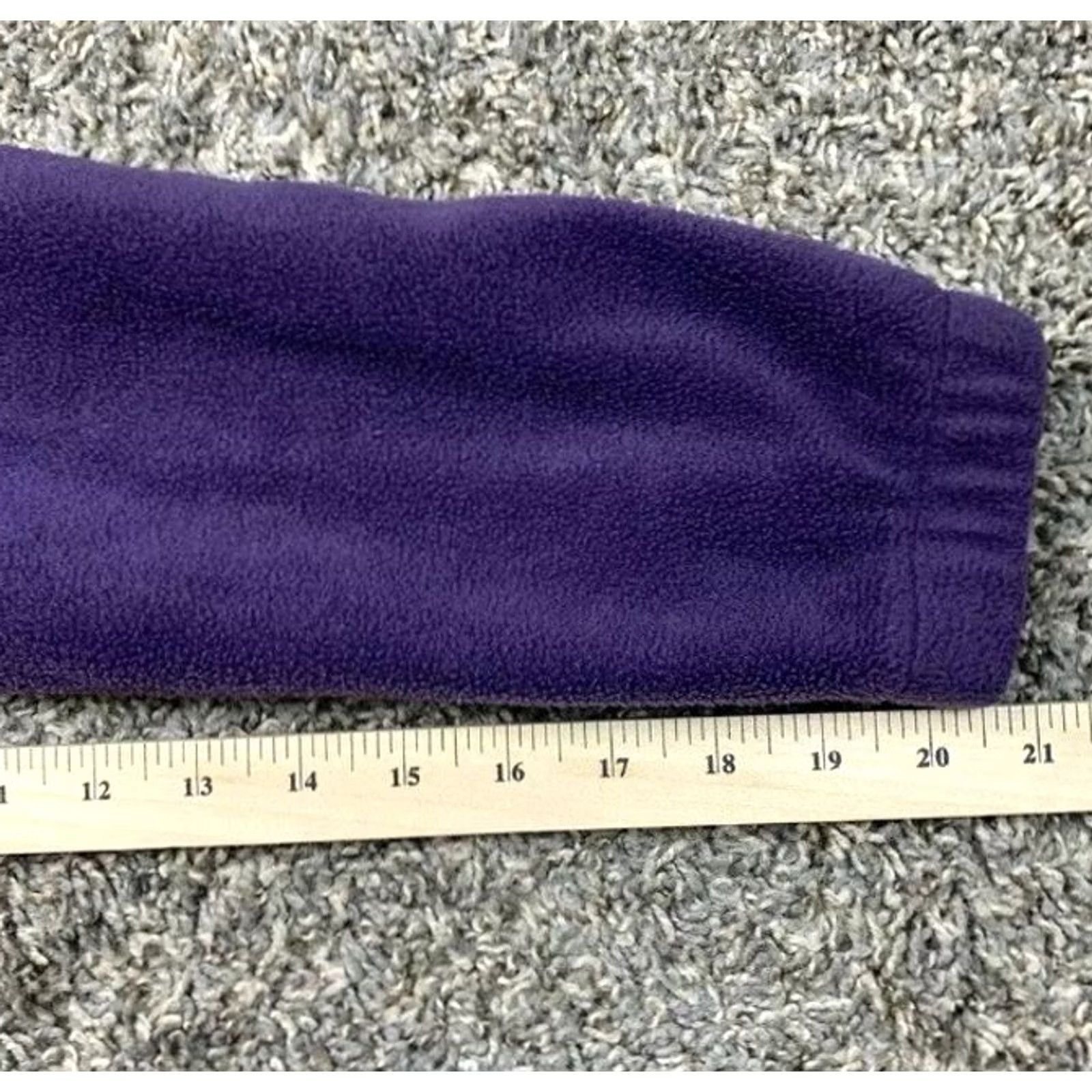Logo 7 Columbia Fleece Jacket Womens XS Purple Full Zip Warm Pockets Embroidered Logo Size XS / US 0-2 / IT 36-38 - 6 Thumbnail