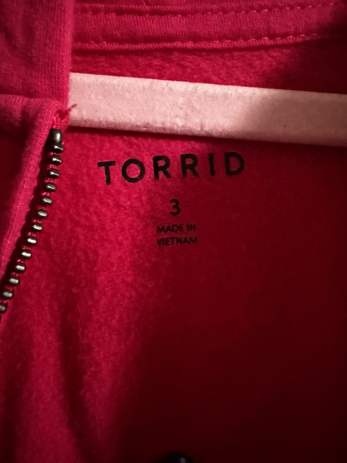 Torrid Everyday Fleece Stripe Active Zip Hoodie Size 3XL / US 20-22 - 8 Thumbnail