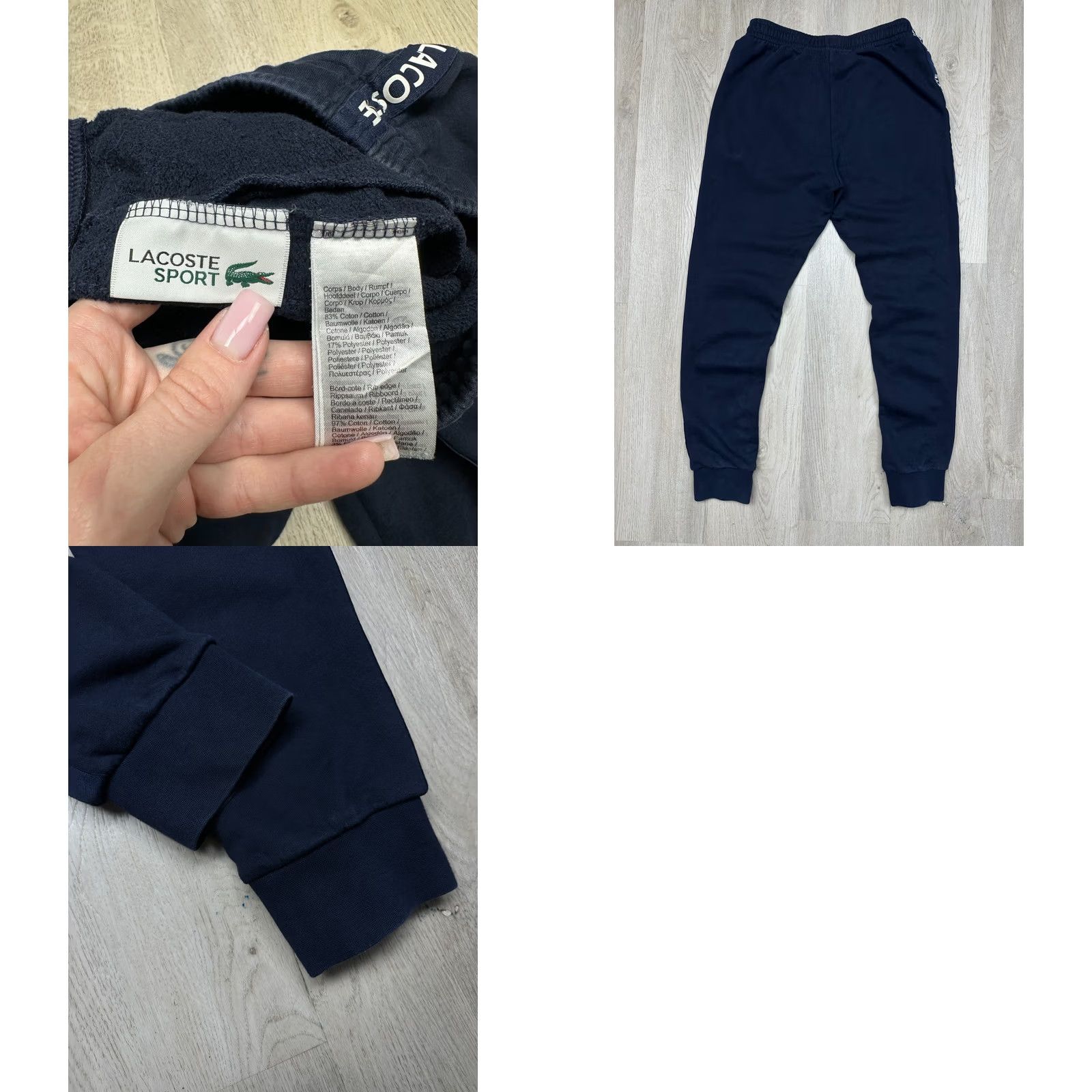 Lacoste Lacoste Sport Mens Sweatpants Cotton Pants S Blue Pants Sweatpants Sports Pockets Activewear Men Regular Inseam 30cm Outseam 100cm (Note: unrealistic) Size US 29 - 8 Thumbnail
