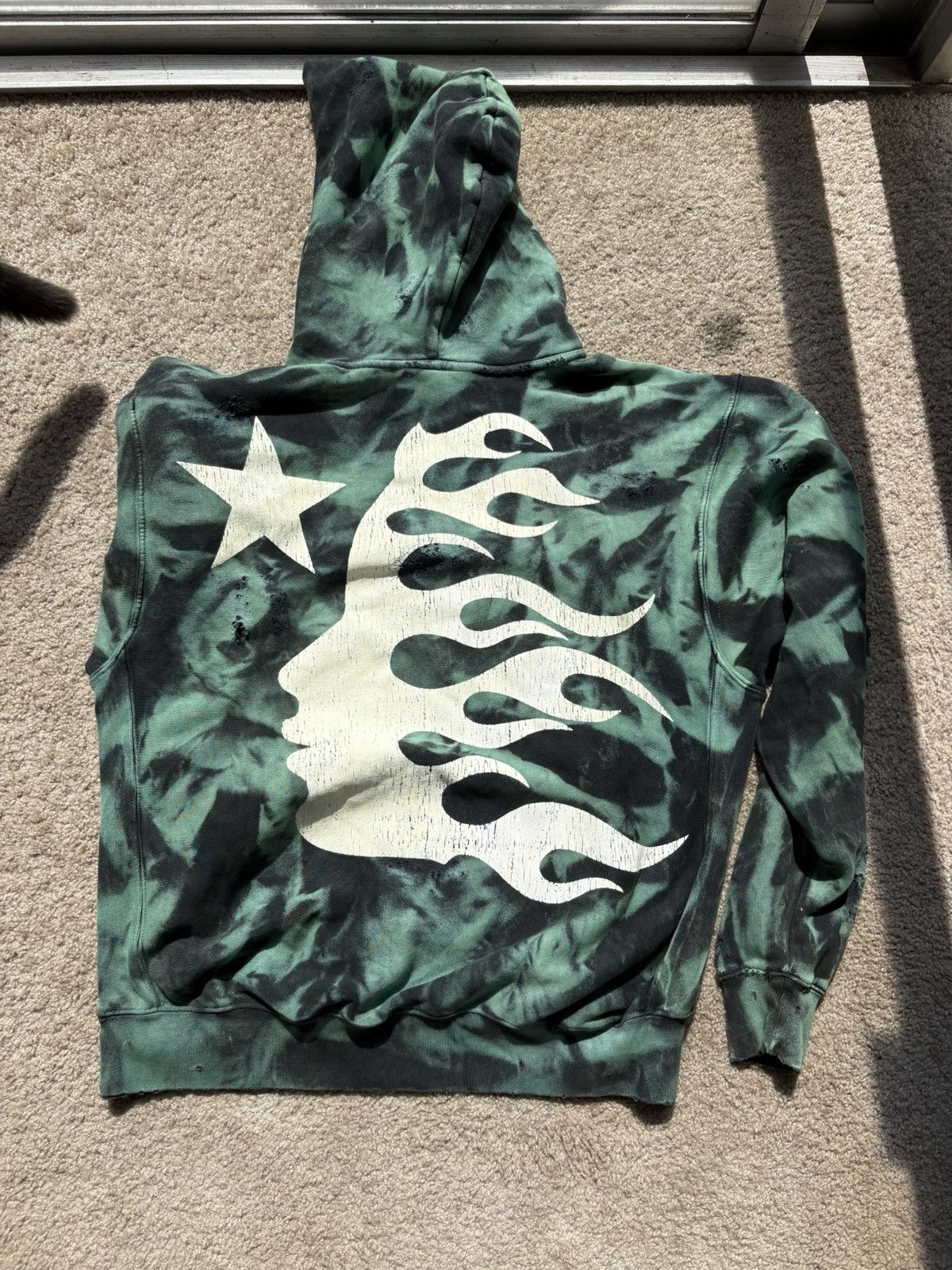 HELLSTAR Hellstar path to paradis hoodie distressed Size US M / EU 48-50 / 2 - 7 Thumbnail