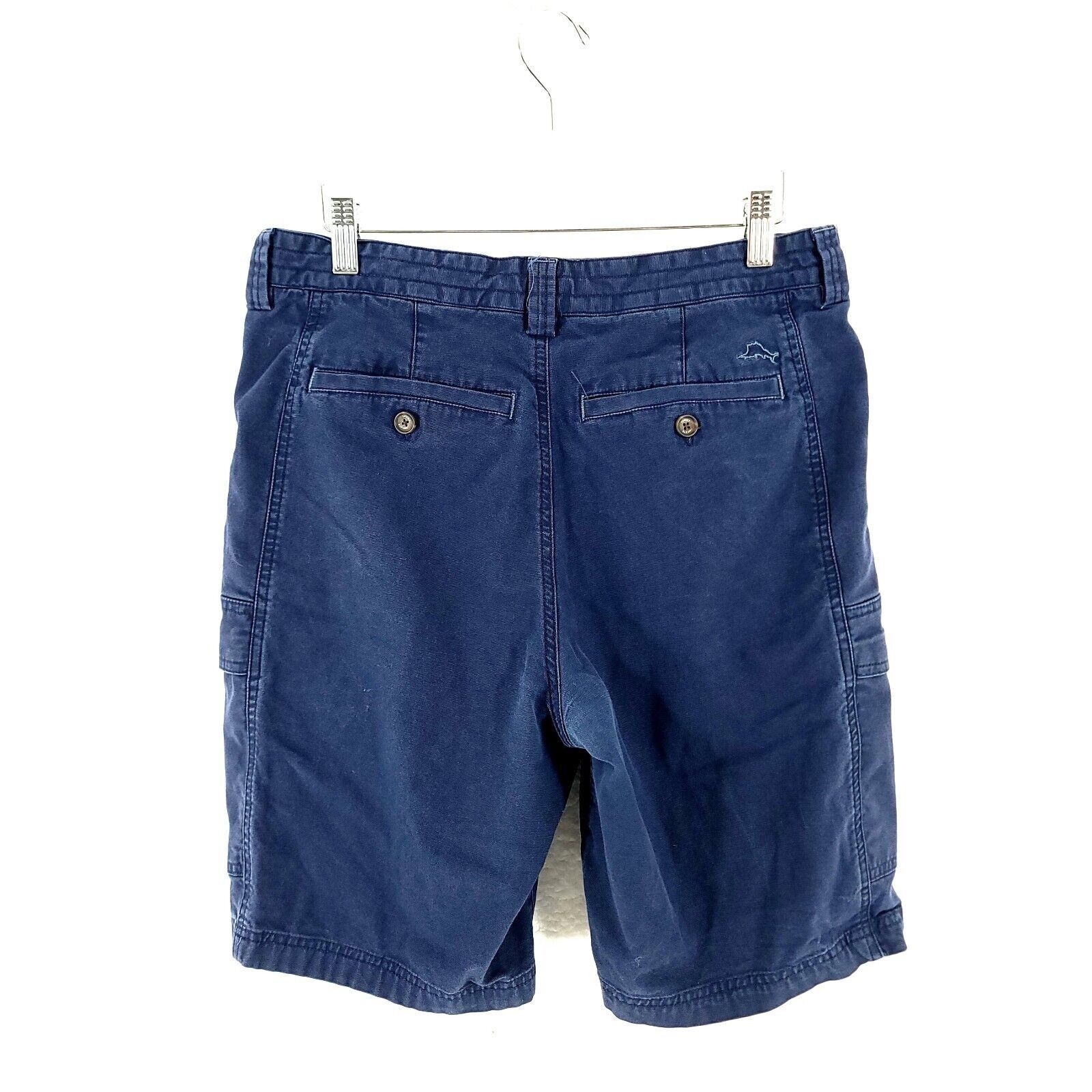 Tommy Bahama Tommy Bahama Cotton Tencel Spandex Blue Cargo Shorts Mid Ris Size US 30 / EU 46 - 4 Thumbnail