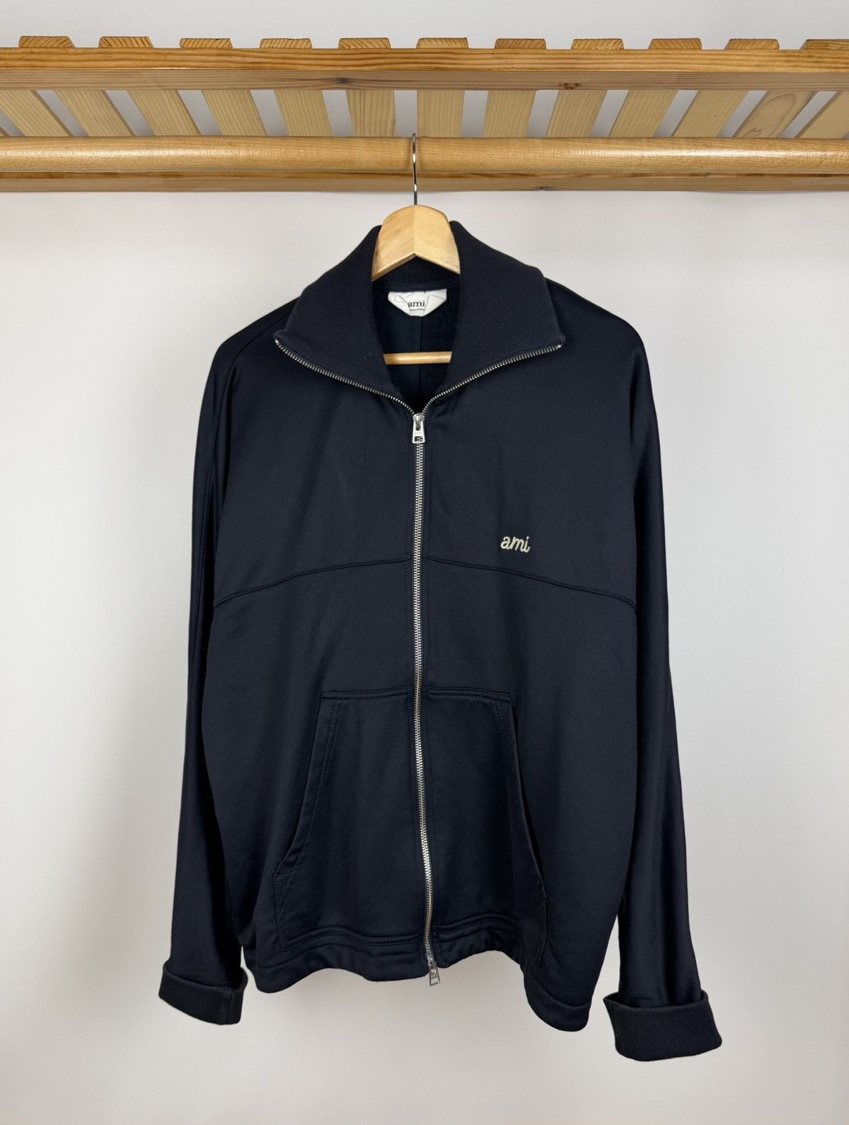 AMI AMI Paris Zip Track Top Sweatshirt Size L Size US L / EU 52-54 / 3 - 1 Thumbnail
