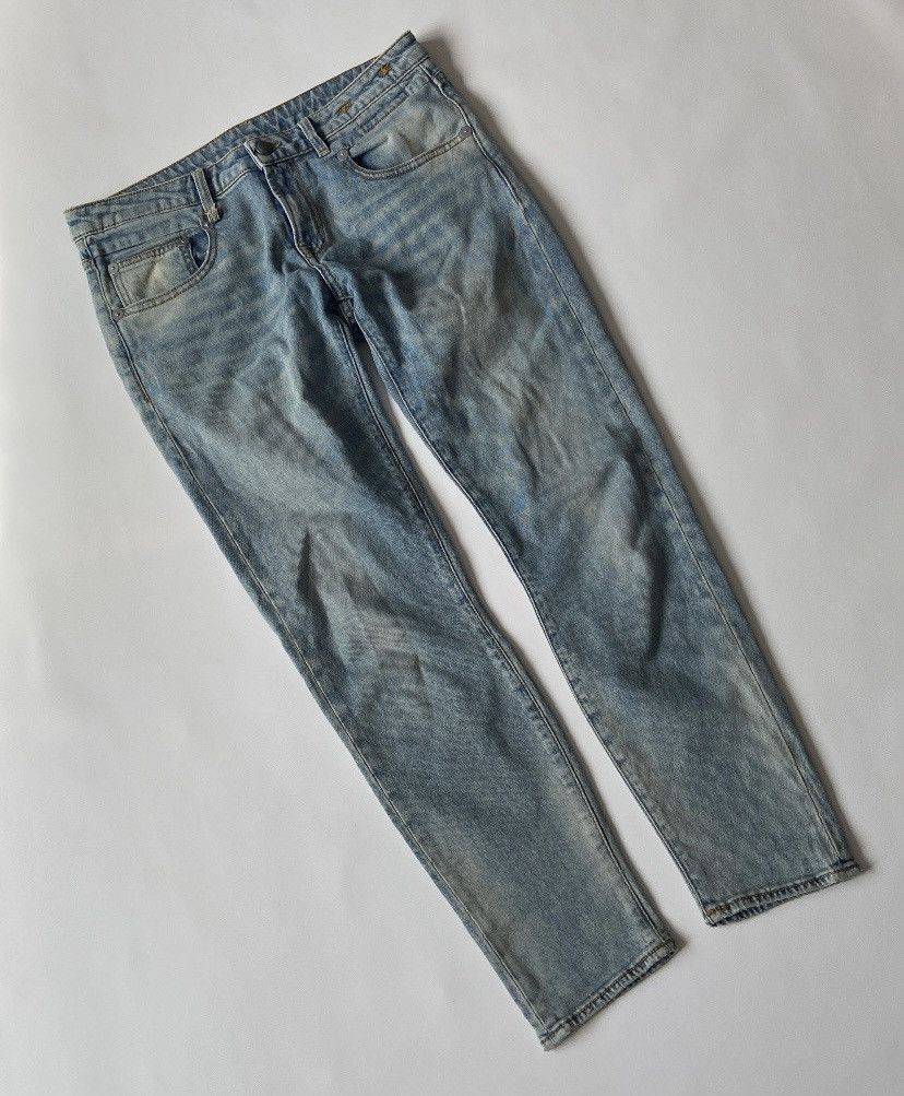 R13 R13 dirty washed skinny blue jeans Size US 28 / EU 44 - 1 Thumbnail