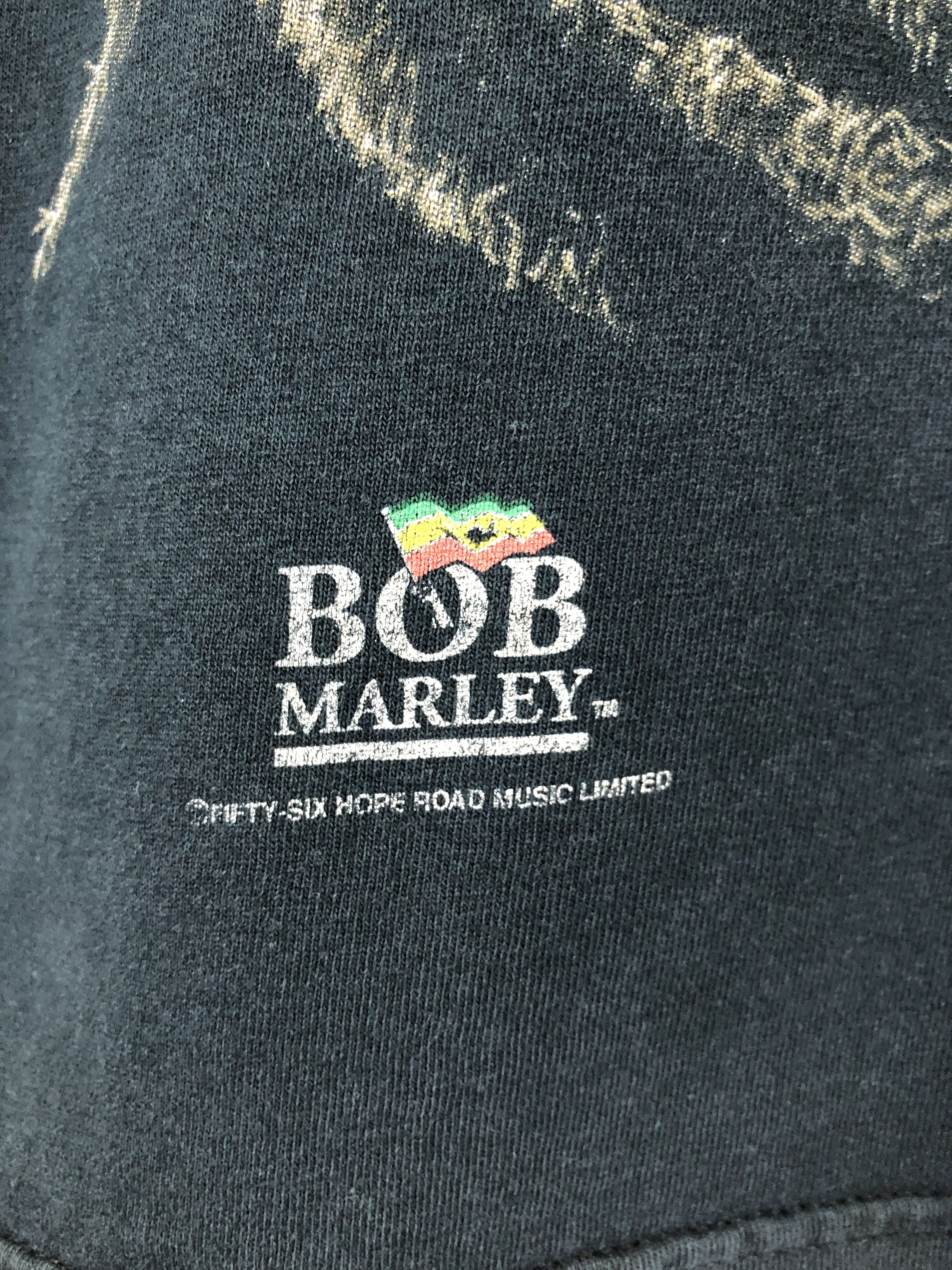 Bob Marley × Vintage × Zion Rootswear Vintage 90s Zion Rootswear Bob Marley Lion Rap Tees TA0373 Size US L / EU 52-54 / 3 - 6 Thumbnail