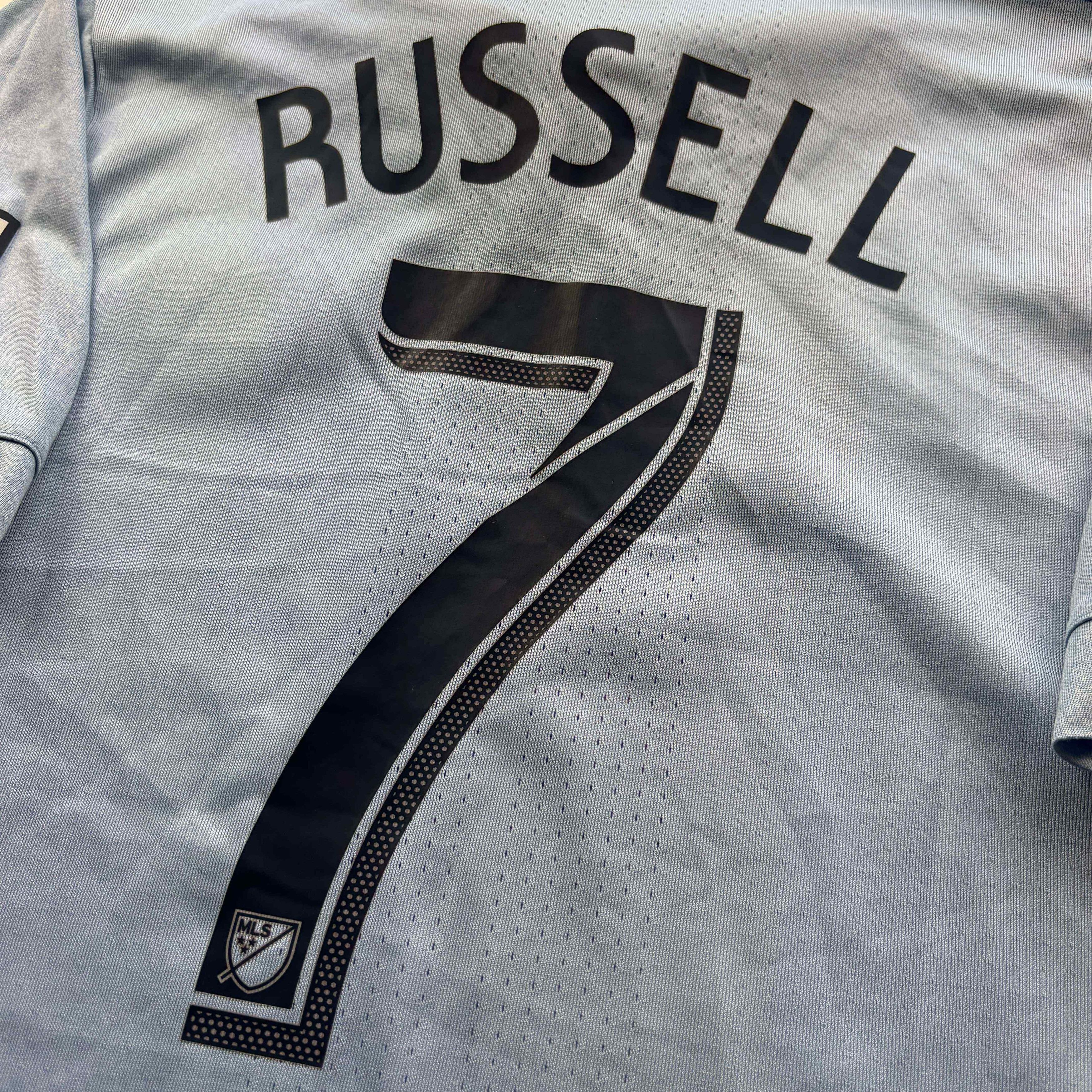 Adidas MATCH WORN Sporting Kansas City 2018 Russell football jersey Size US M / EU 48-50 / 2 - 14 Thumbnail