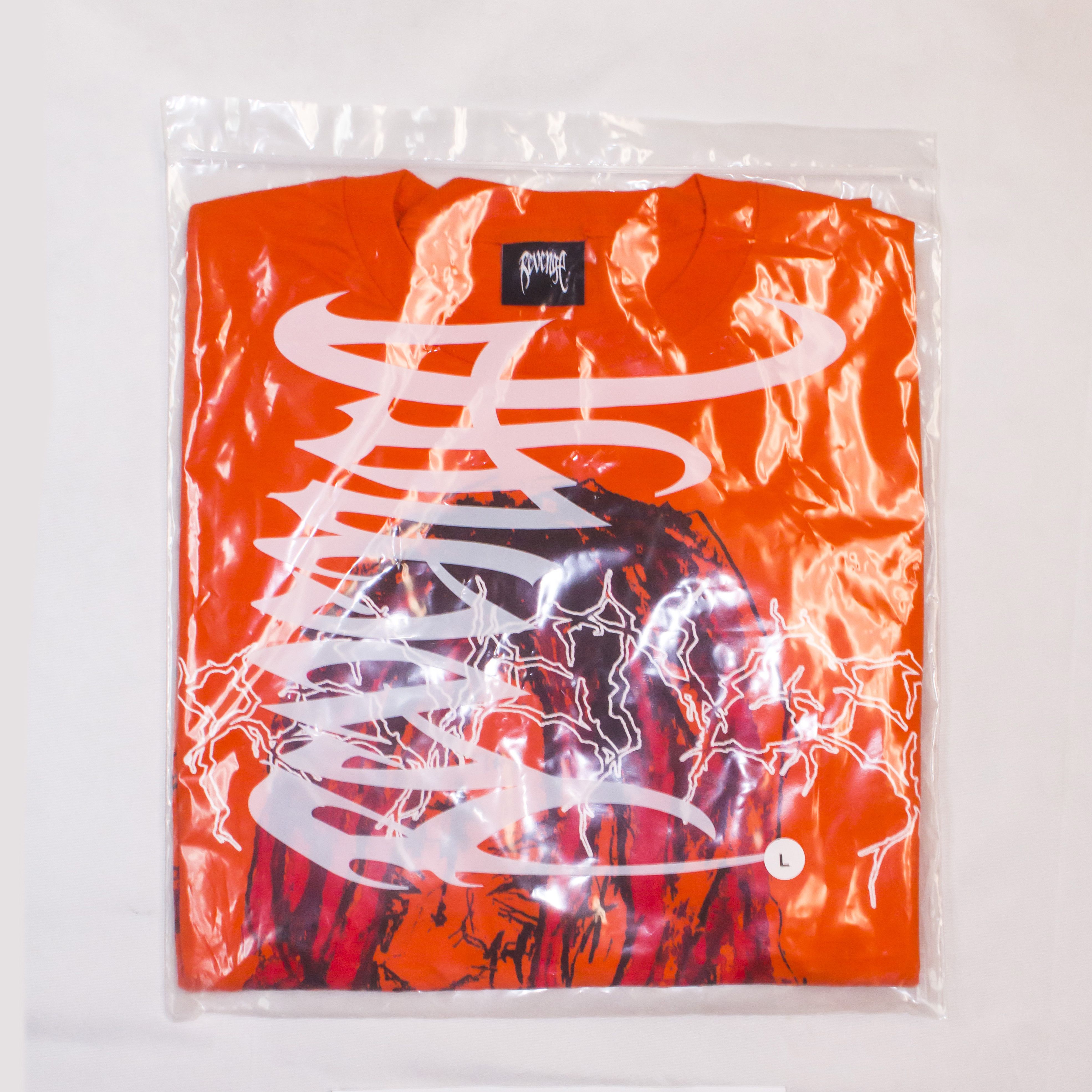 Revenge Revenge x Trippie Redd Lightning Long Sleeve Orange Small Size US S / EU 44-46 / 1 - 2 Thumbnail