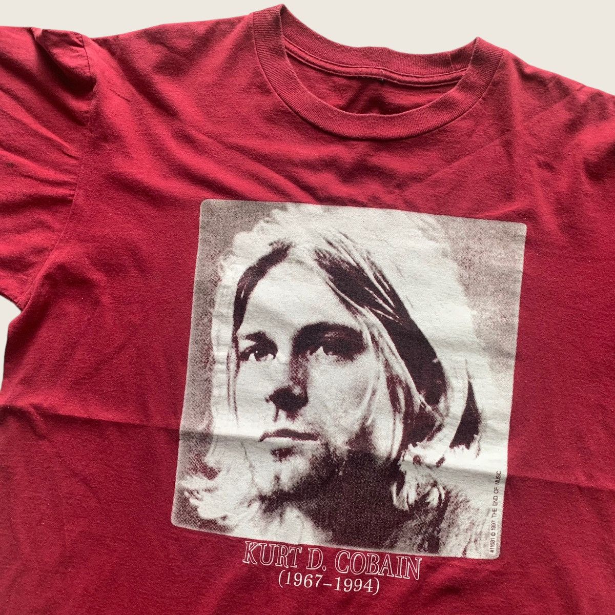 Vintage 90s Kurt Cobain RIP