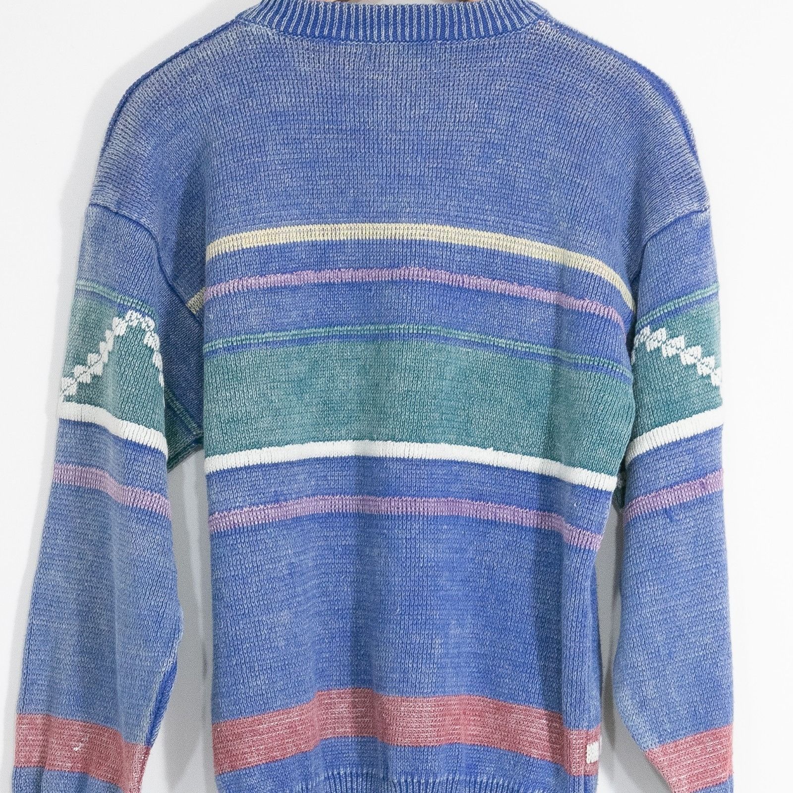 UNIONBAY Vintage 90s Unionbay Geometric Cotton Knit Sweater Small Size US S / EU 44-46 / 1 - 6 Thumbnail