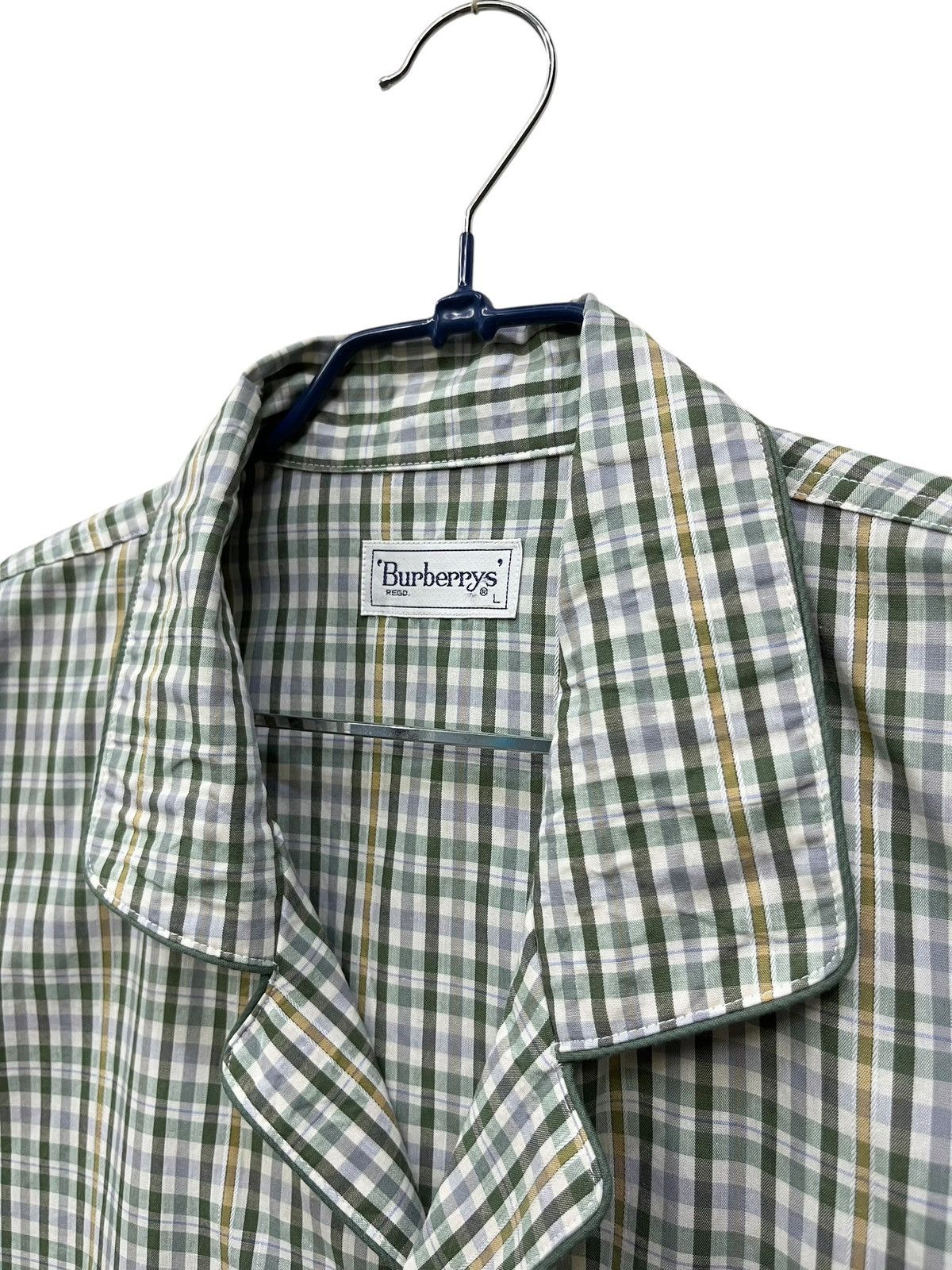Burberry Ultra Rare Vintage Burberrys Green Check Pajama Set L Size US L / EU 52-54 / 3 - 8 Thumbnail
