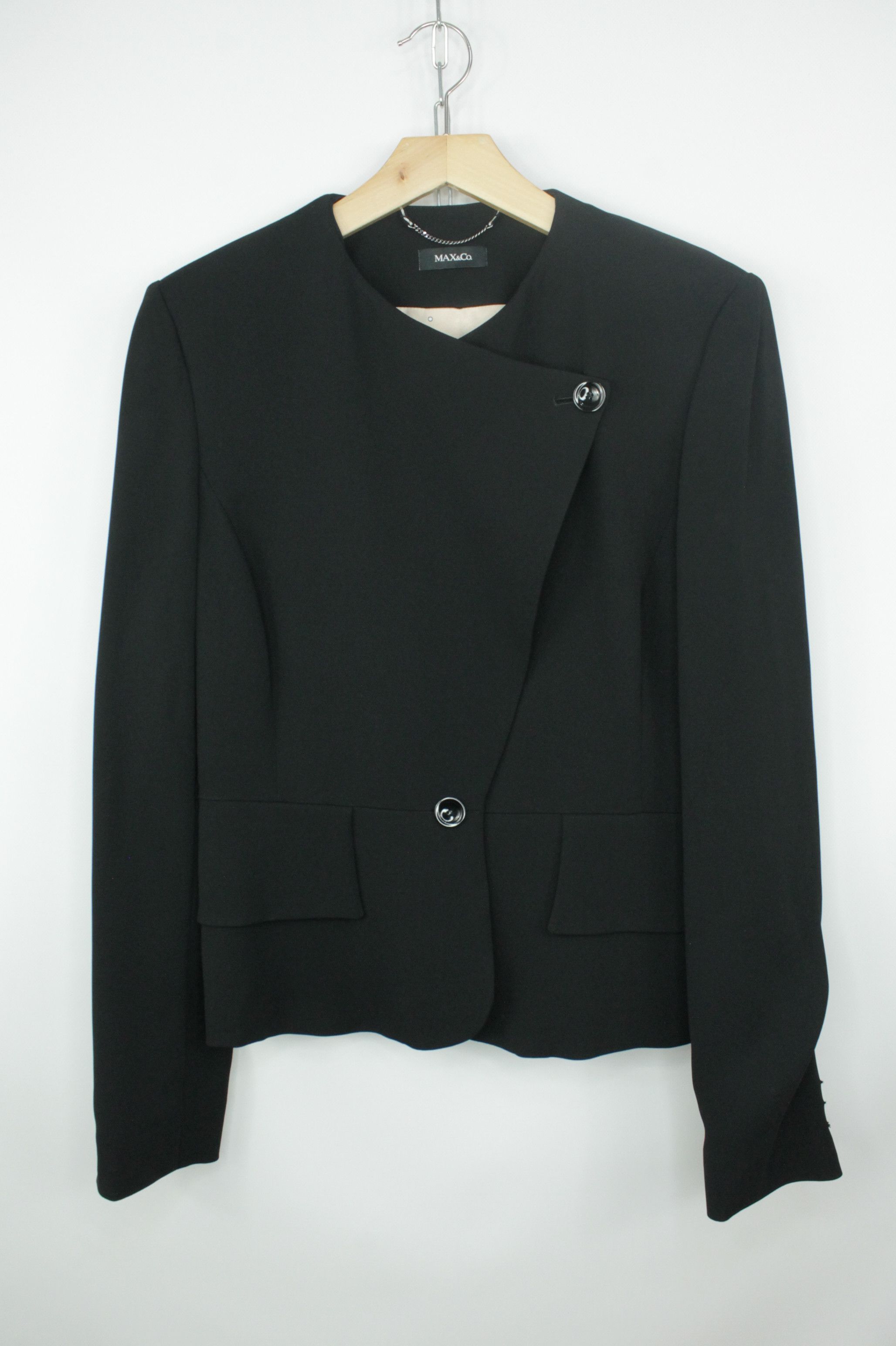 Max Mara × Weekend Max Mara Weekend Max Mara Stretch Viscose Blend Formal Blazer Jacket Size XL / US 12-14 / IT 48-50 - 1 Thumbnail