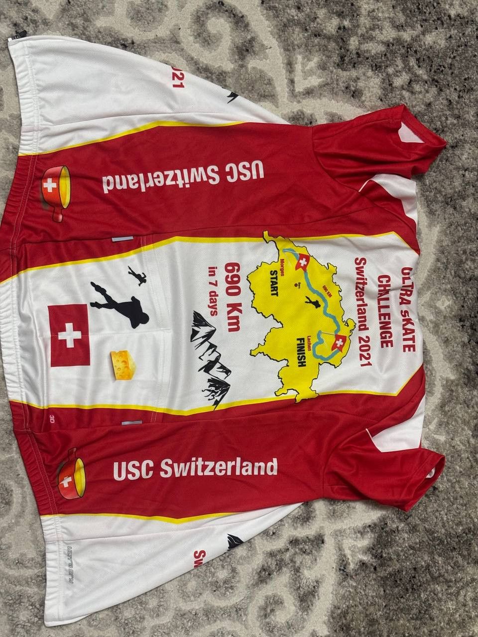 Vintage Rare Ultra Skate Challenge Switzerland 2021 Event Jersey Size US L / EU 52-54 / 3 - 12 Thumbnail