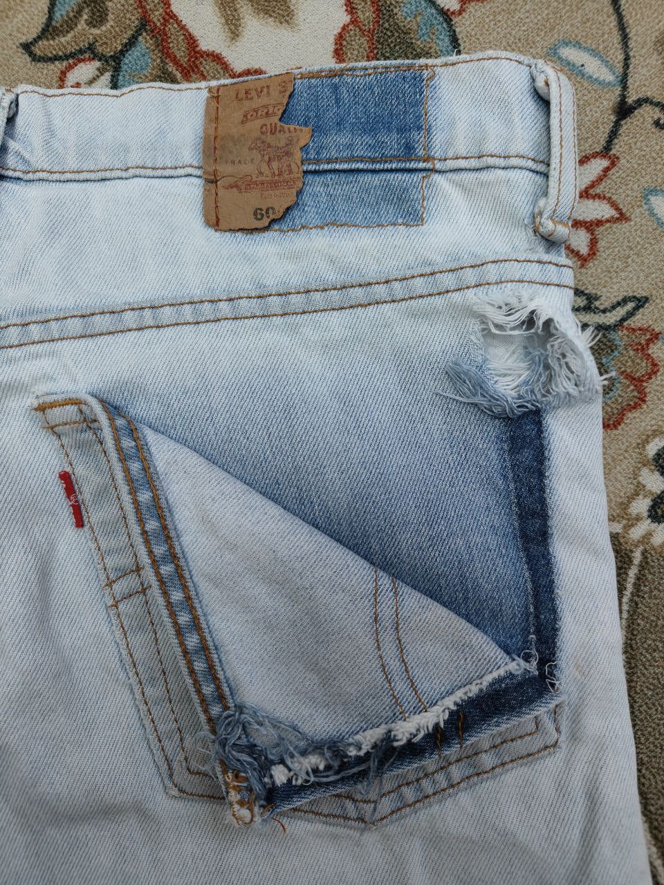 Levi's Vintage Levi's 60 Distressed Denim Size US 31 - 6 Thumbnail