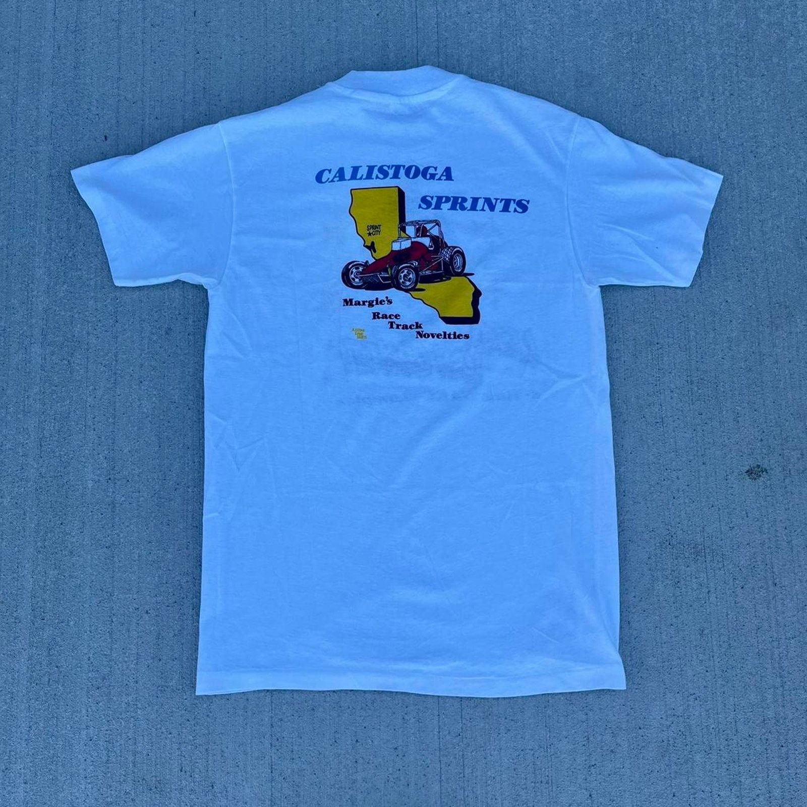 Hanes True vintage 70s racing tshirt Size US L / EU 52-54 / 3 - 7 Thumbnail