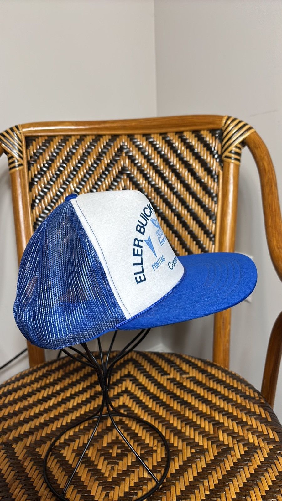 Vintage Vintage GM Buick Pontiac North Carolina Snapback Trucker Hat Size ONE SIZE - 4 Thumbnail