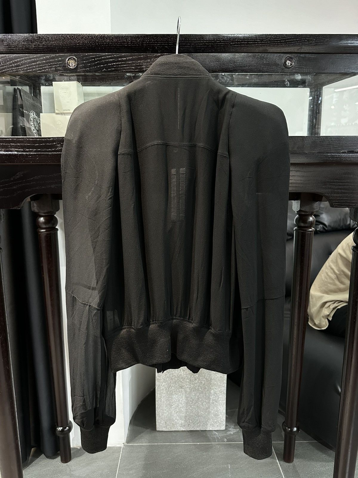 Rick Owens RICK OWENS SS20 Zionic Silk-chiffon Bomber Size US XS / EU 42 / 0 - 2 Thumbnail