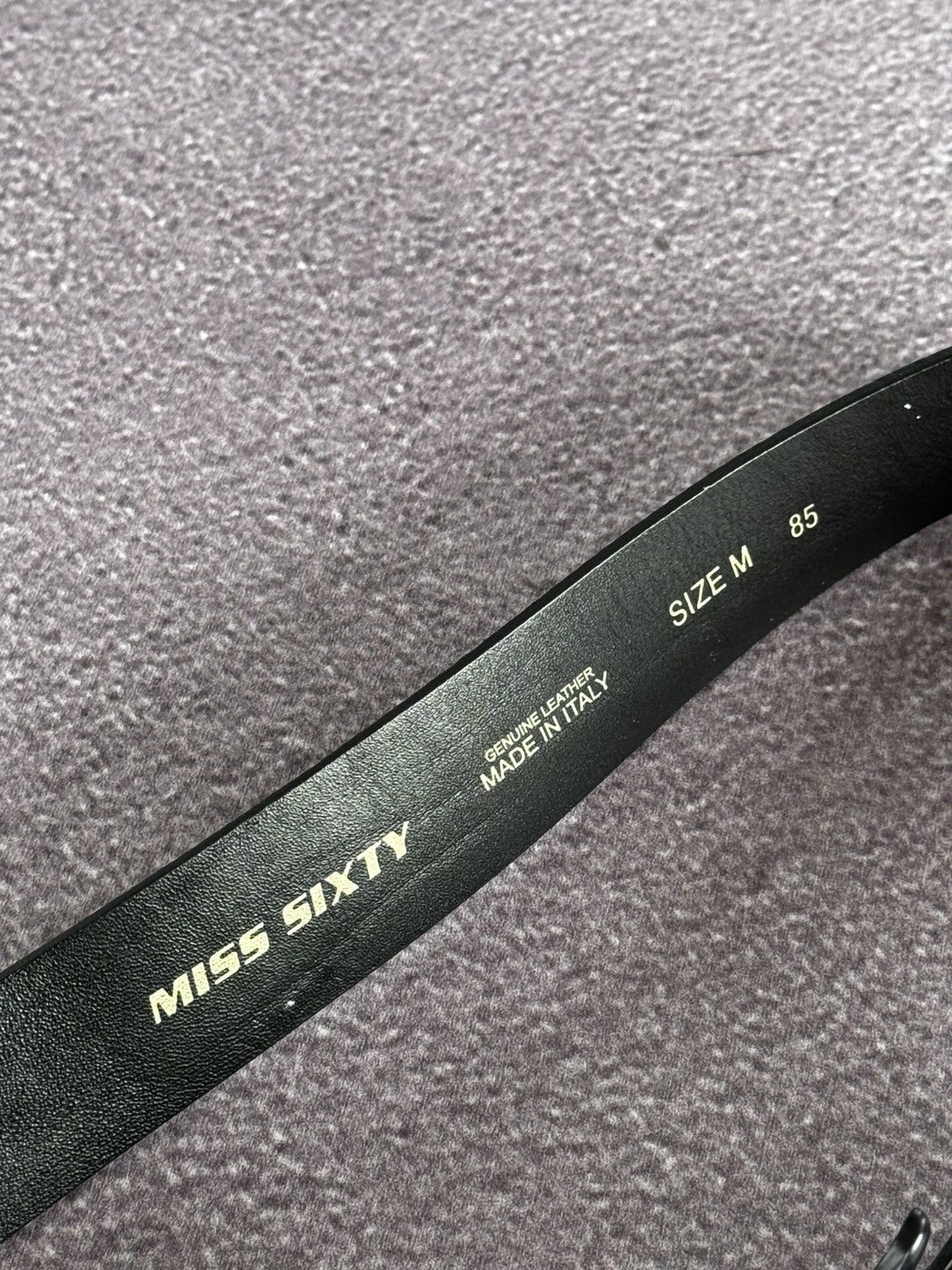 Miss Sixty Miss Sixty Y2K Real Leather Glamour Belt Size ONE SIZE - 8 Thumbnail