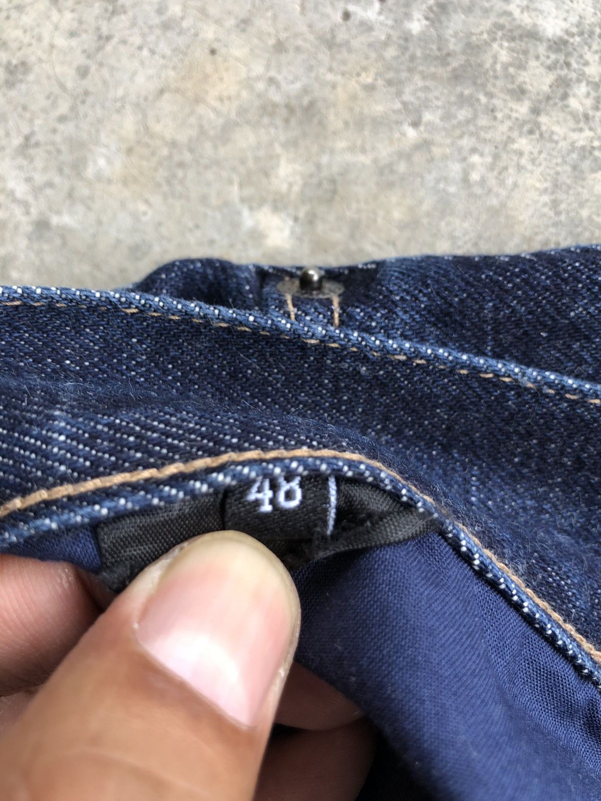 Tom Ford Gucci Selvedge Denim Distressed Jeans Size US 32 / EU 48 - 22 Thumbnail