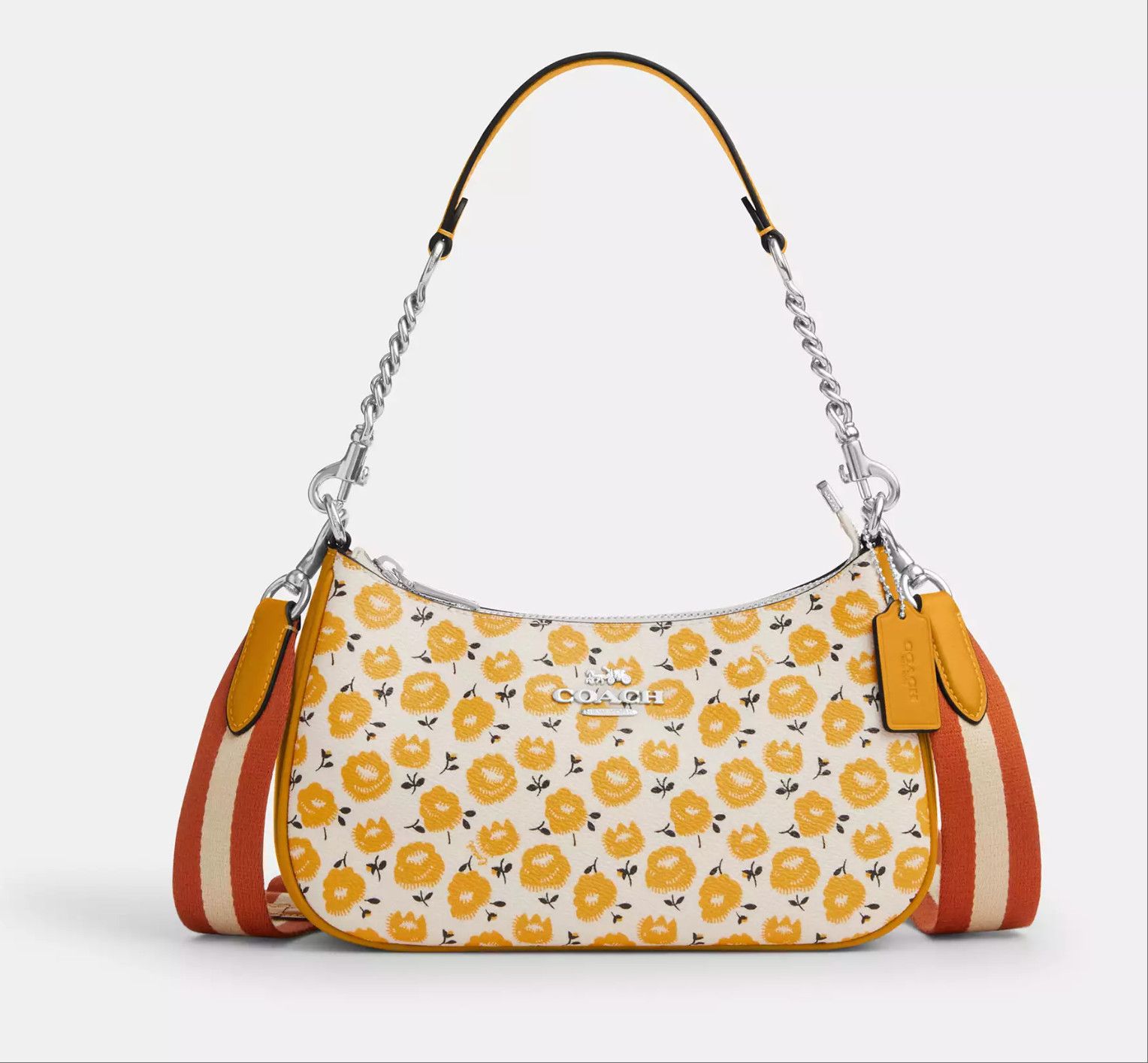 Coach Teri Shoulder Bag With Floral Print CBI49 Size ONE SIZE - 11 Thumbnail