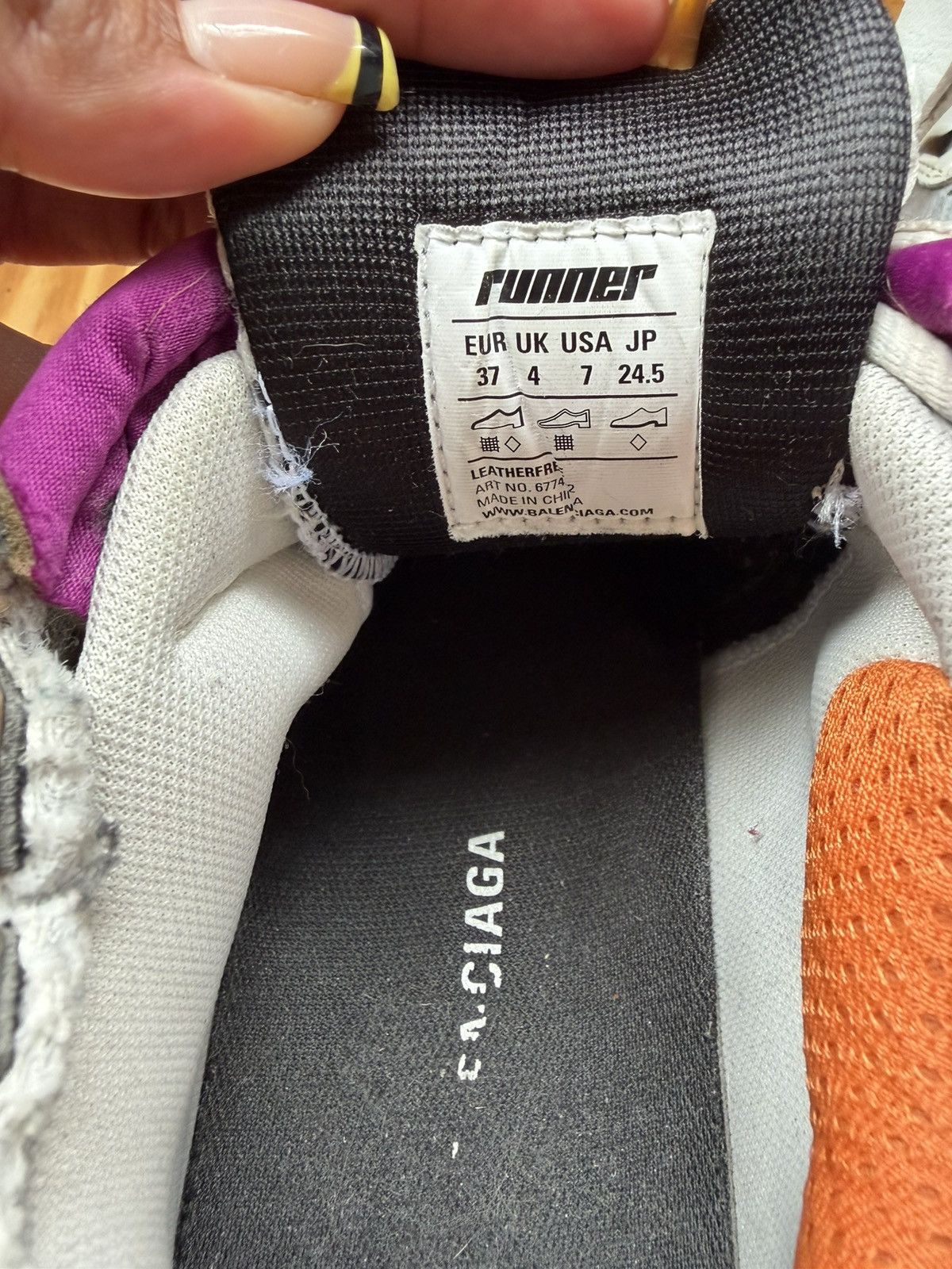 Balenciaga BALENCIAGA RUNNERS Size US 7 / IT 37 - 6 Thumbnail