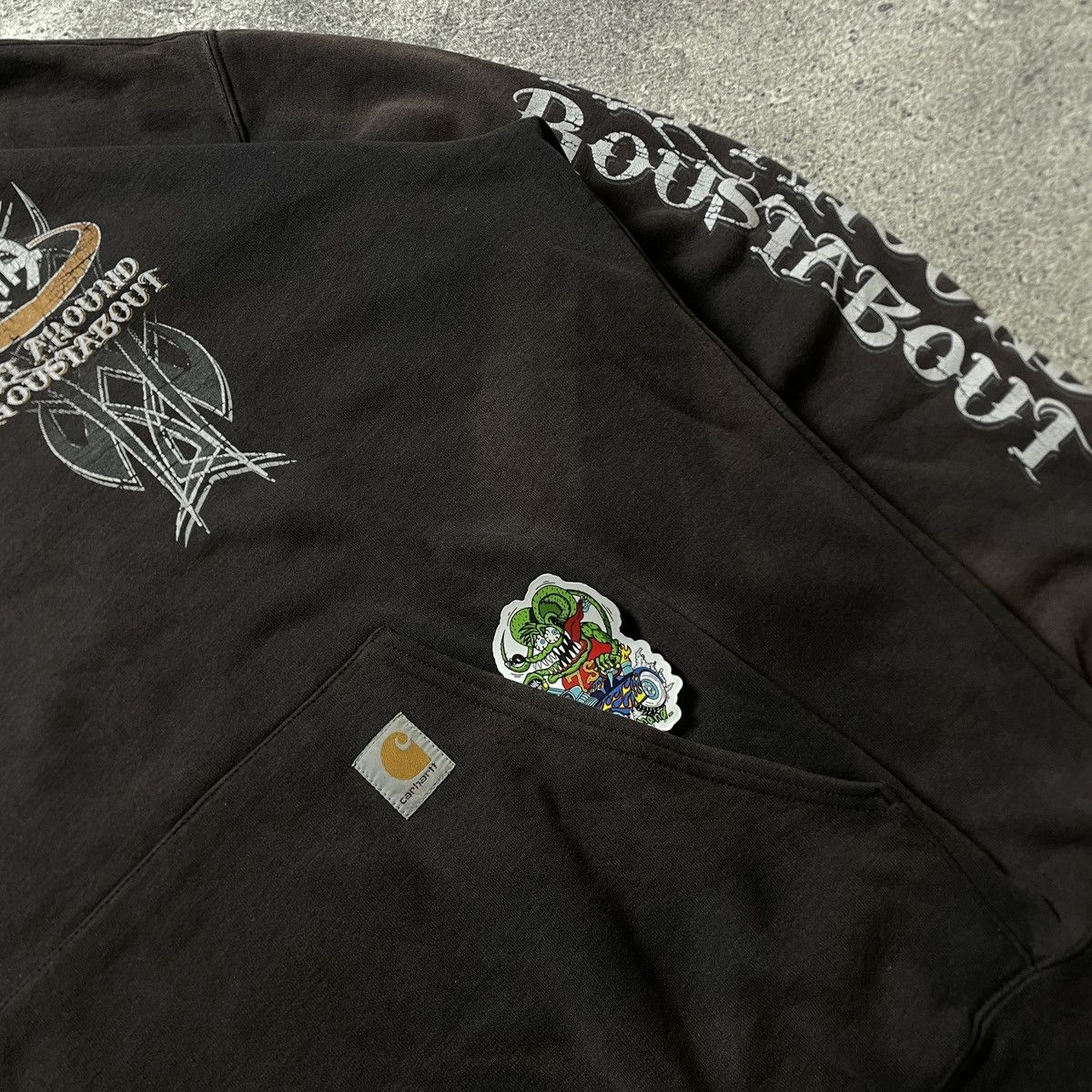 Carhartt Vintage Carhartt Midweight Hoodie X All Around Roustabout Size US XL / EU 56 / 4 - 4 Thumbnail