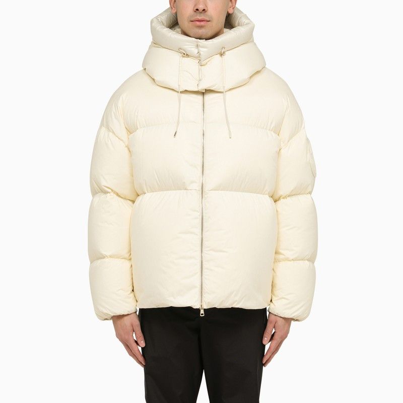 image of Moncler X Roc Nation By Jay-Z Antila White Matt Nylon Down Jacket, Men's (Size XL)