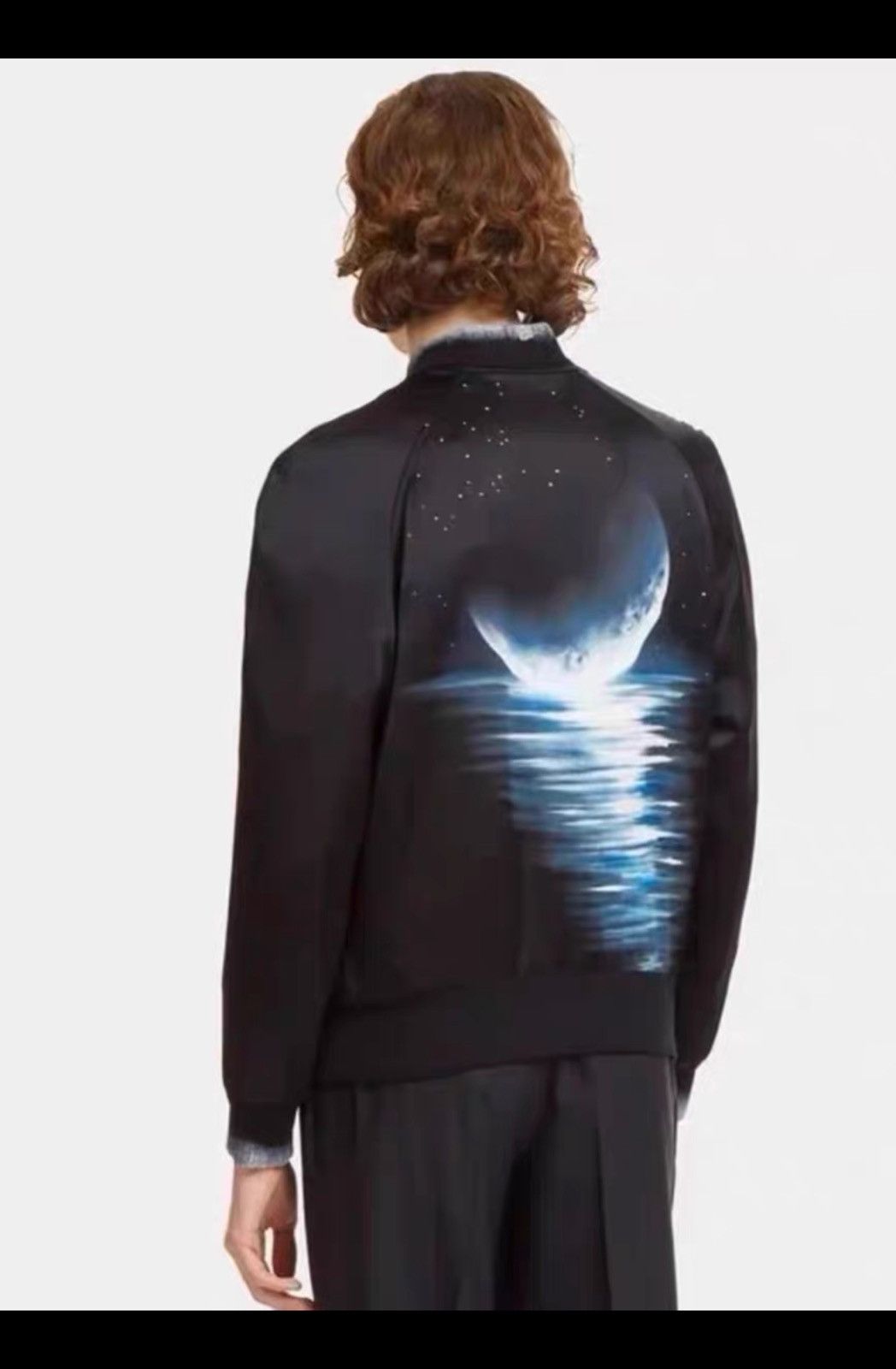 Saint Laurent Paris Saint Laurent SLP 2016FW “Moon Over the Sea” Varsity Jacket Size US L / EU 52-54 / 3 - 7 Thumbnail