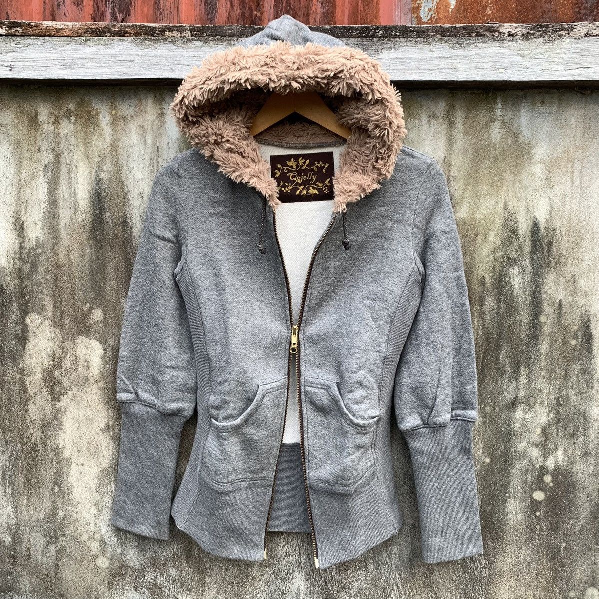 Japanese Brand JAPANESE DOUBLE ZIP FUR HOODIE QOJELLY IFSIX LGB STYLE Size S / US 4 / IT 40 - 1 Thumbnail