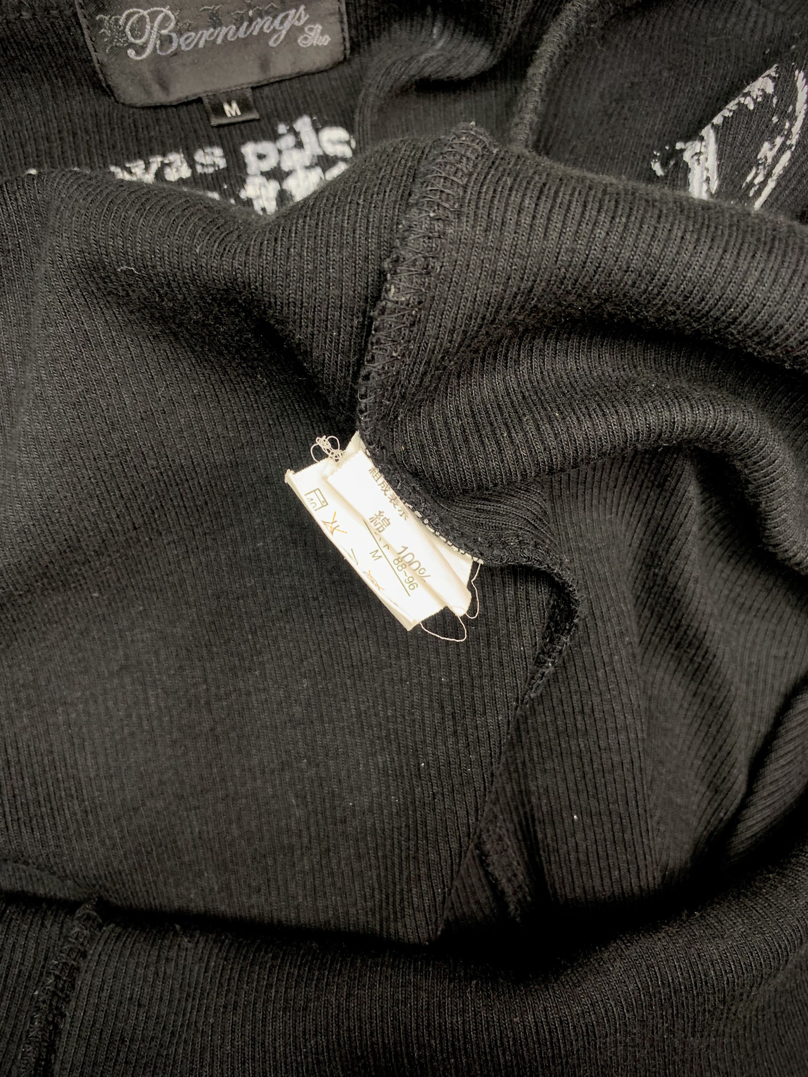 BERNINGS SHO Y2K Bernings Sho Cyber Goth Poem Thermal Long Sleeve Size US M / EU 48-50 / 2 - 7 Thumbnail