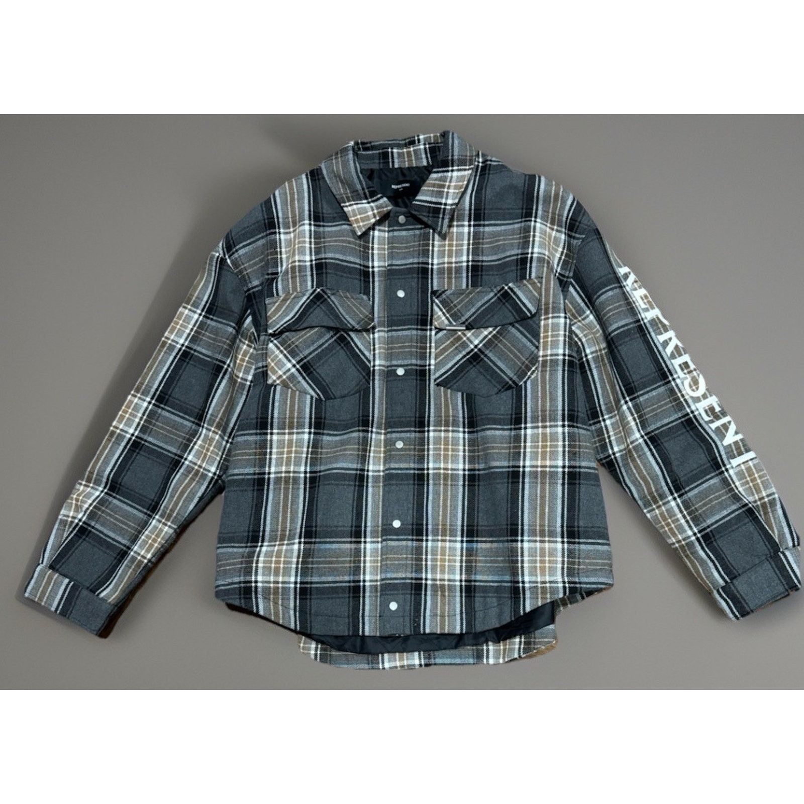 Represent Clo. Represent Quilted Flannel Long Sleeve Shirt Jacket Size 2XL Size US XXL / EU 58 / 5 - 1 Thumbnail