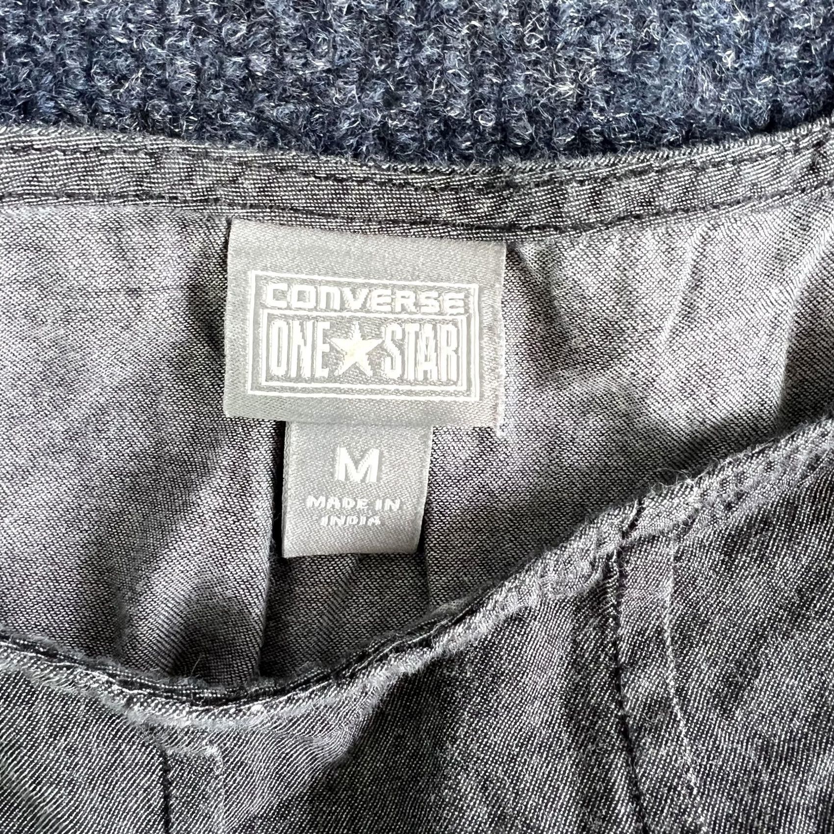 Converse Converse One Star Dress Womens Medium Gray Chambray Sleeveless Sundress Pockets Size M / US 6-8 / IT 42-44 - 2 Thumbnail