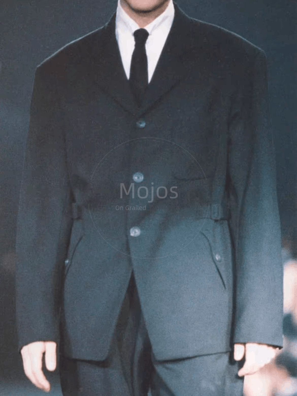 Yohji Yamamoto Yohji Yamamoto Pour Homme 89AW Bow TIe Season Jacket-2508 Size US M / EU 48-50 / 2 - 8 Thumbnail