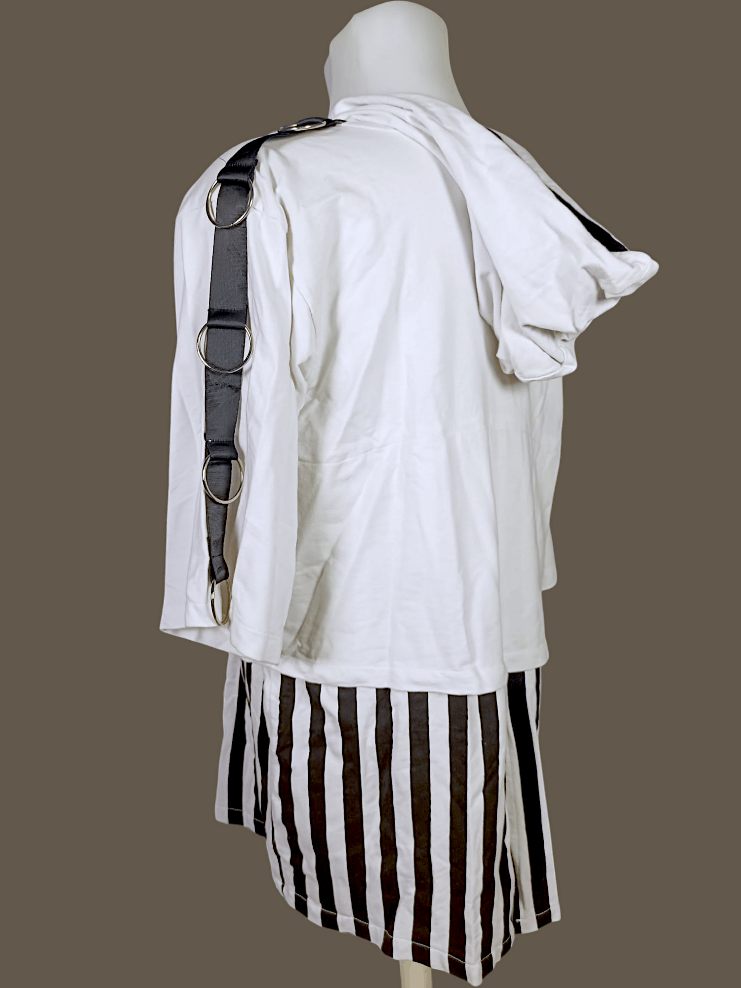 Japanese Brand Harajuku Seven Eye Heart Stripes Double Layer hoodie Size US XXL / EU 58 / 5 - 21 Thumbnail