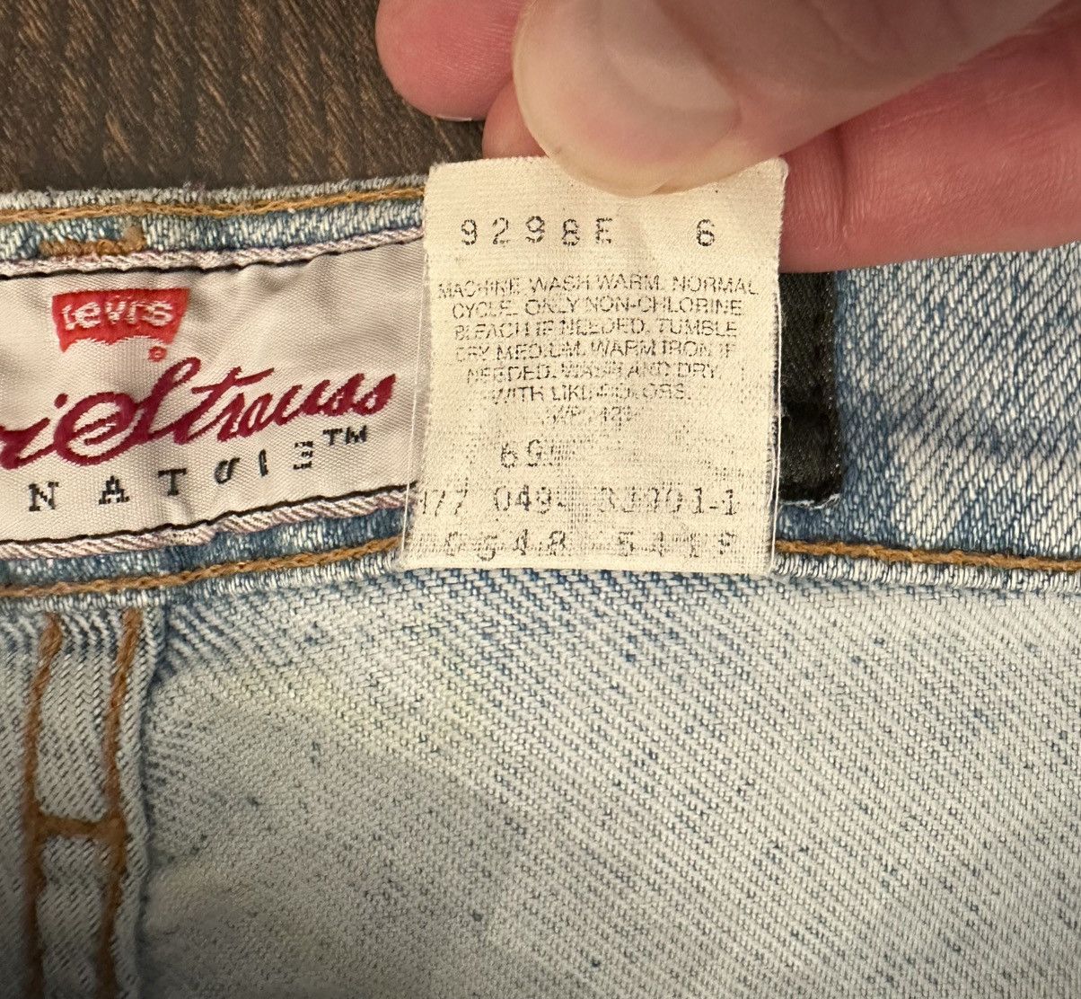 Levi's VTG Levis 545 Brown Tab Loose Fit Jeans USA-34x26-Hemmed Size US 34 / EU 50 - 8 Thumbnail