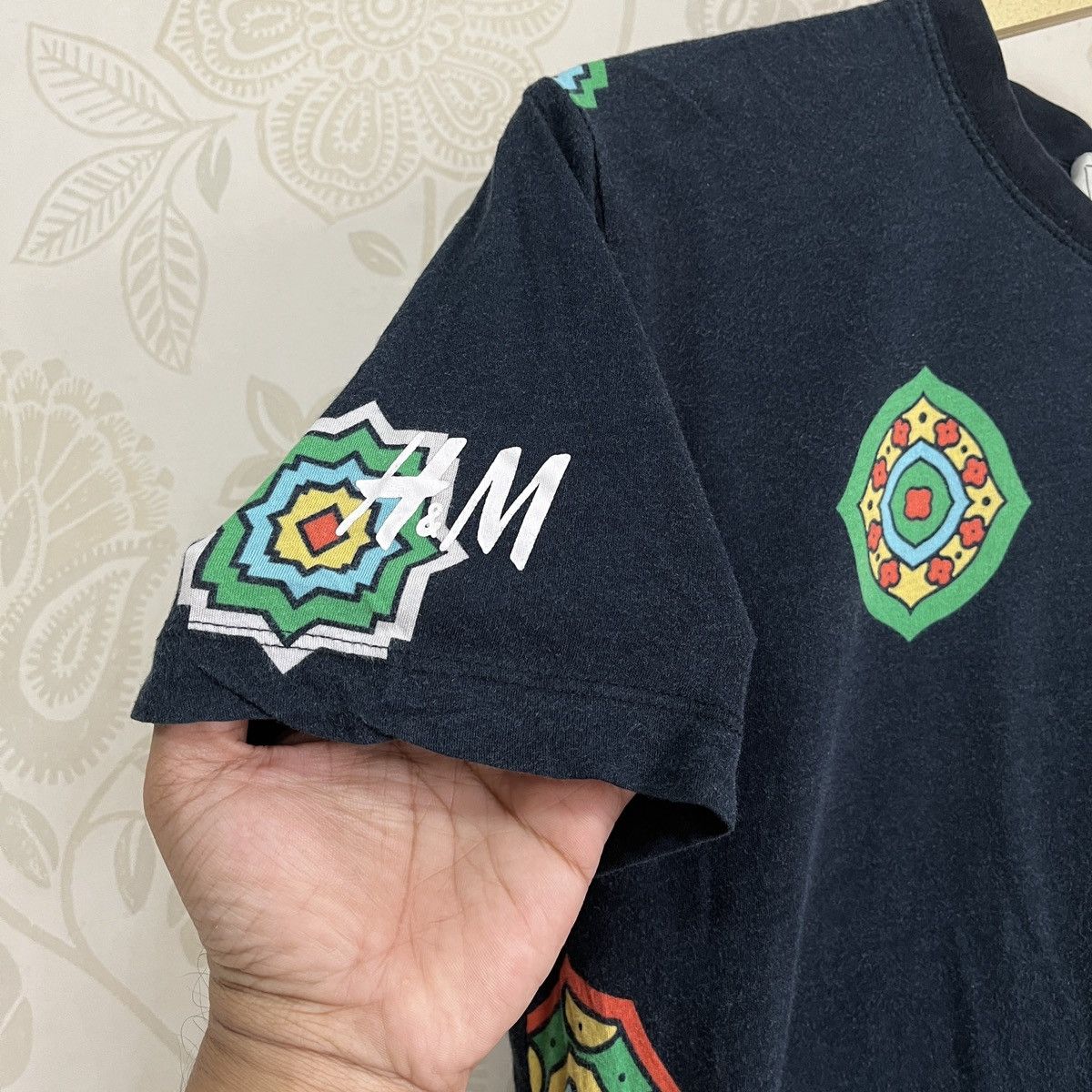 H&M × Kenzo Rare Full Printed Kenzo Paris & HM Black Tees Size US M / EU 48-50 / 2 - 5 Thumbnail