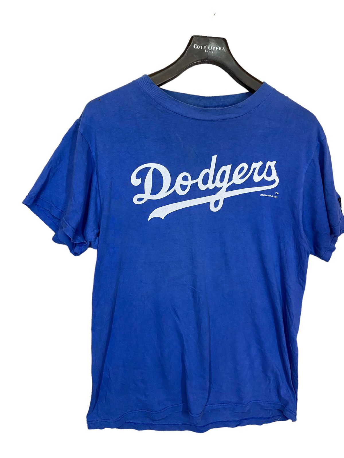 MLB × Starter × Vintage Vtg 90s starter MLB DODGER TSHIRT Size US L / EU 52-54 / 3 - 2 Thumbnail