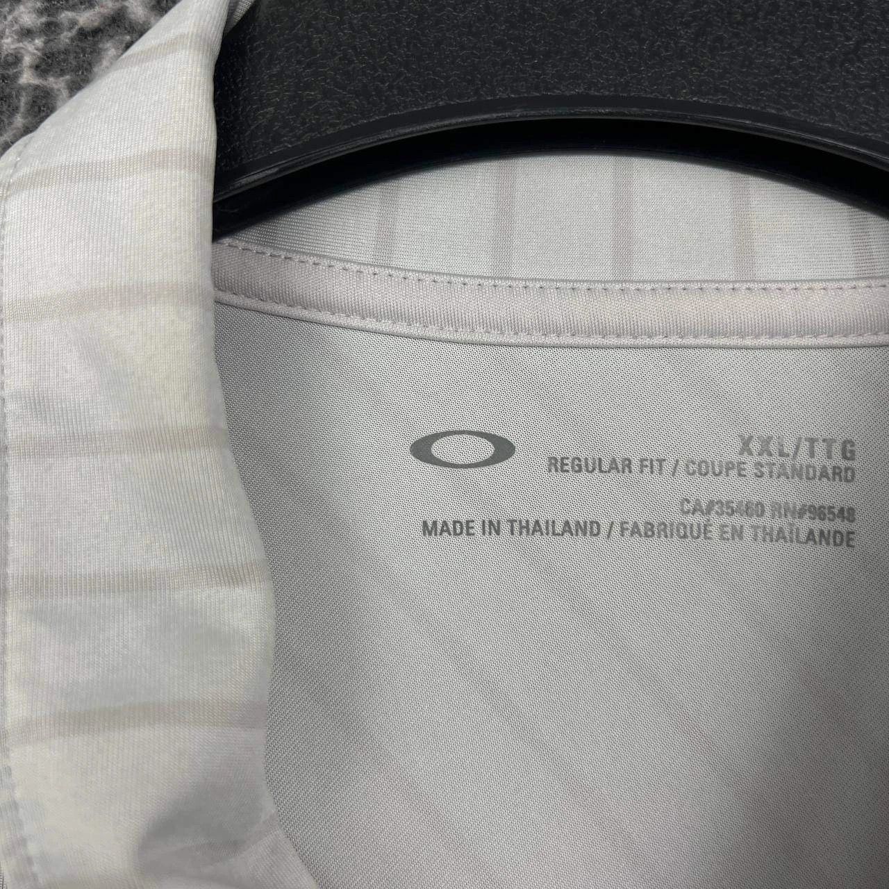 Oakley Oakley Golf Polo Shirt Men XXL Gray Regular Fit Collared Size US XXL / EU 58 / 5 - 4 Thumbnail