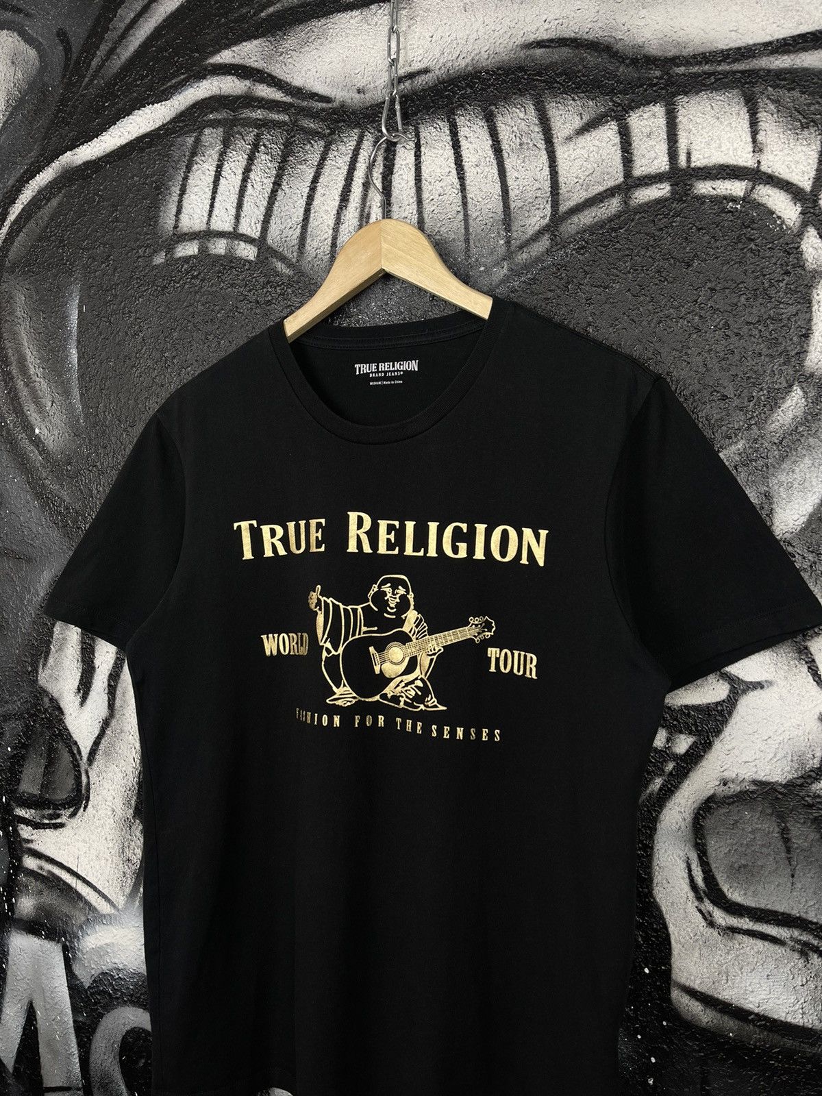 True Religion True Religion Metallic Buddha Short Sleeve T-Shirt Women’s M Size M / US 6-8 / IT 42-44 - 3 Thumbnail