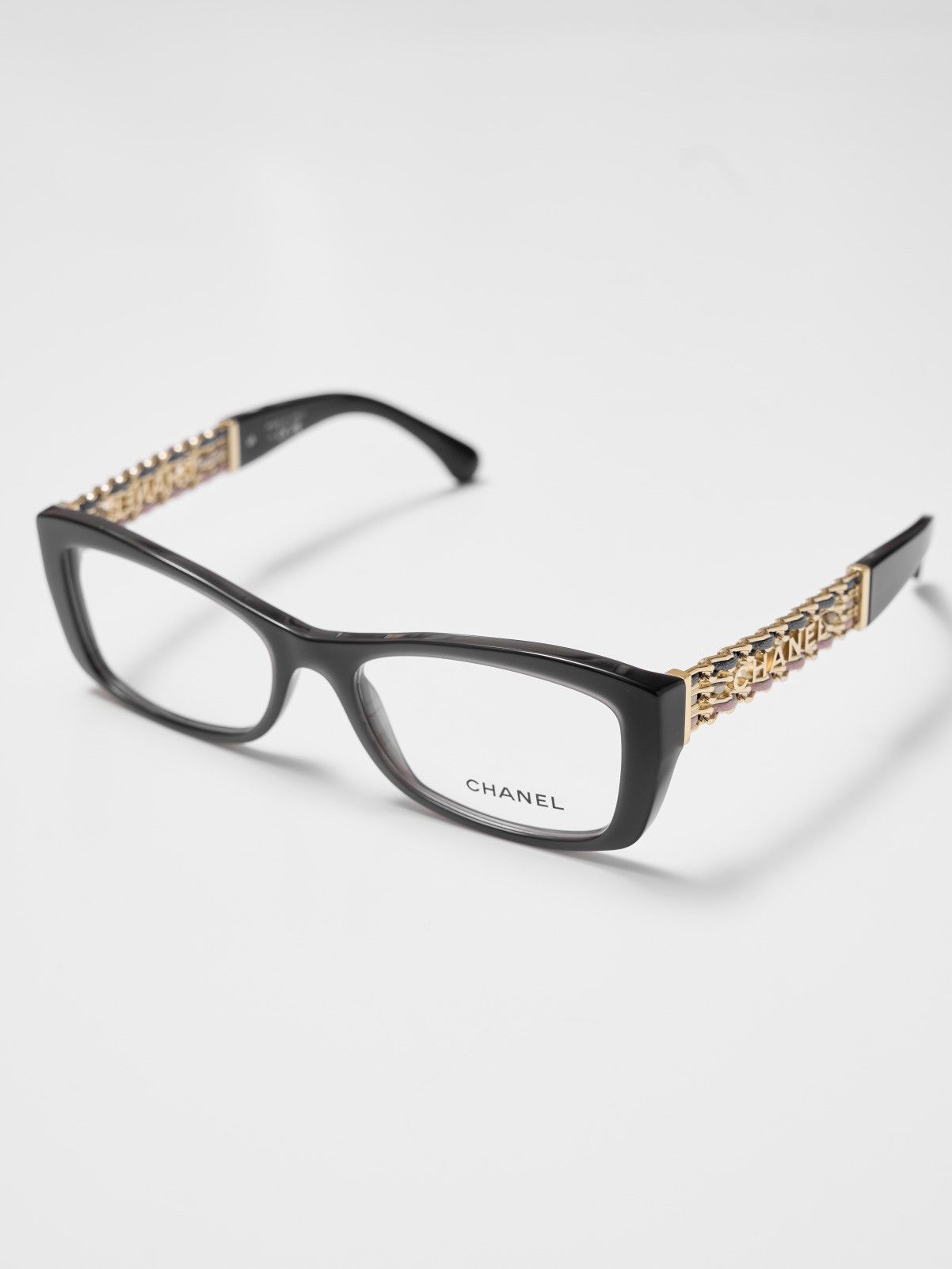 Chanel CHANEL 0CH3484Q 1716 Sunglasses BLACK/GOLD Size ONE SIZE - 1 Thumbnail