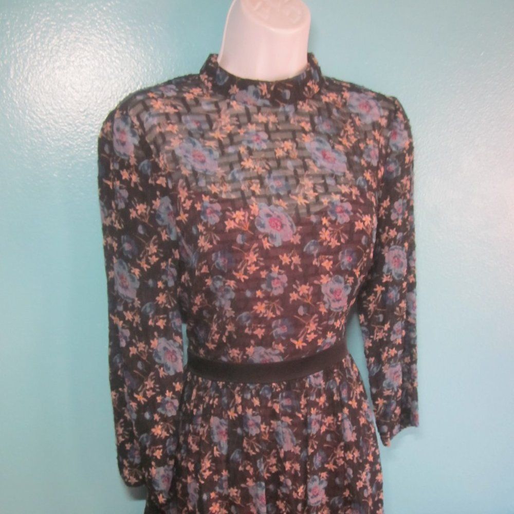 Rebecca Taylor Rebecca Taylor Floral Solstice Silk Dress Size 2 Size XS / US 0-2 / IT 36-38 - 9 Thumbnail