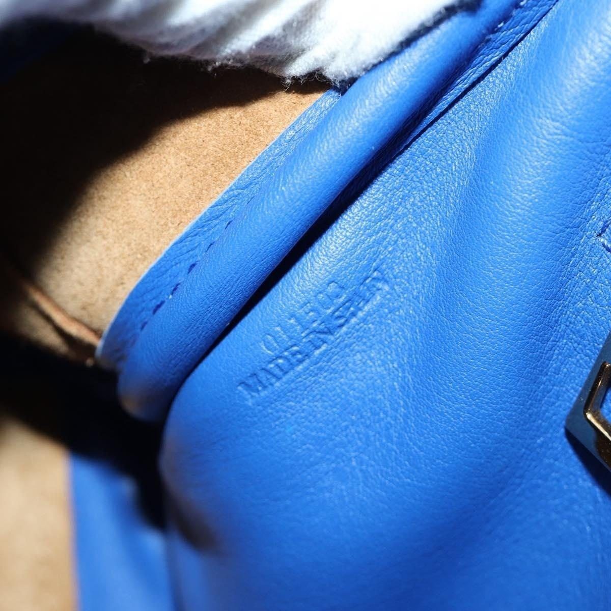 Loewe Loewe Classic Calfskin Amazona 75 Handbag Blue Size ONE SIZE - 9 Thumbnail