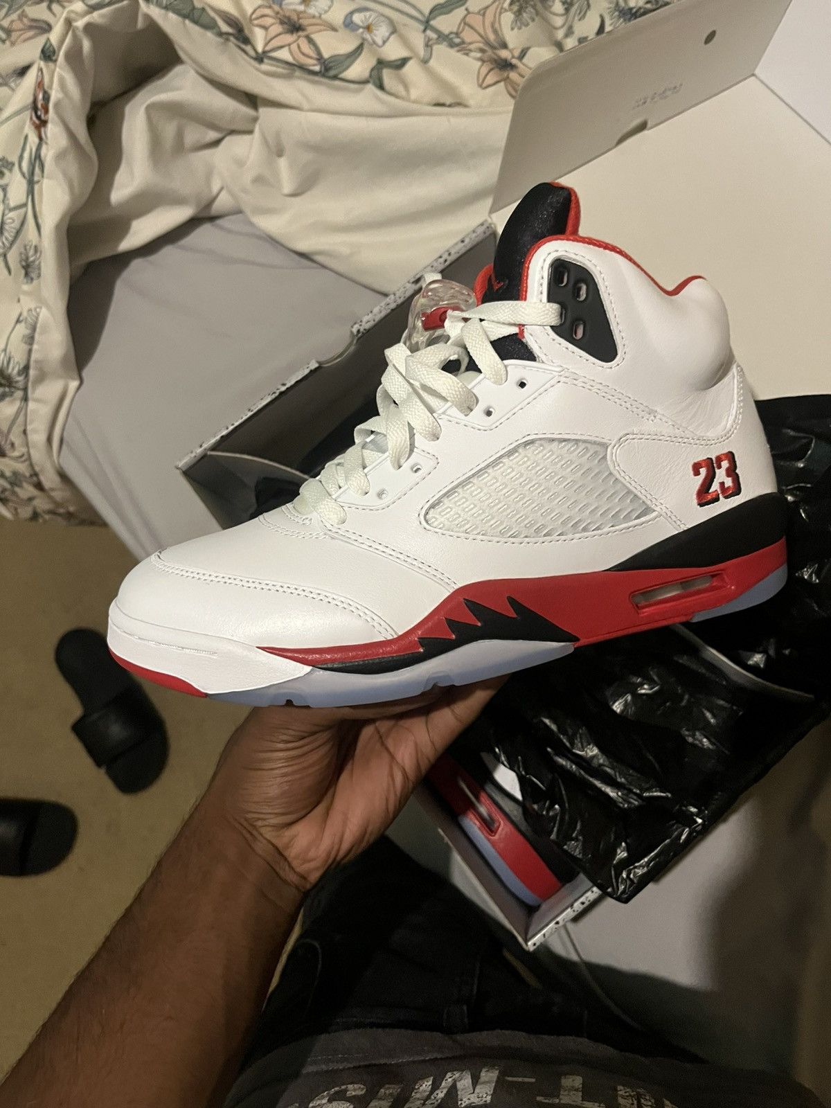 Jordan Brand Fire red jordan 5 Size US 9.5 / EU 42-43 - 5 Thumbnail