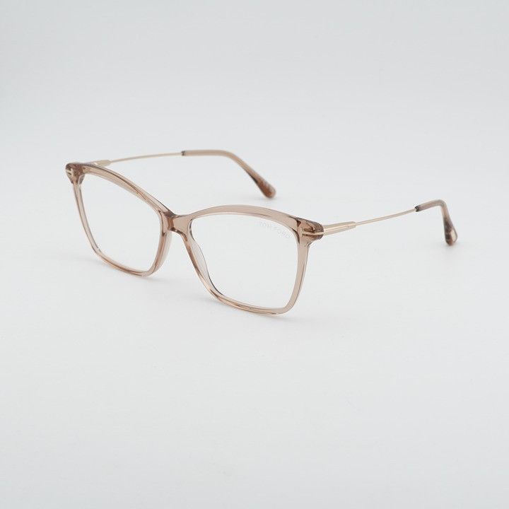 Tom Ford Tom Ford FT5687-B 045 Eyeglasses Shiny Light Brown 56mm Size ONE SIZE - 1 Thumbnail
