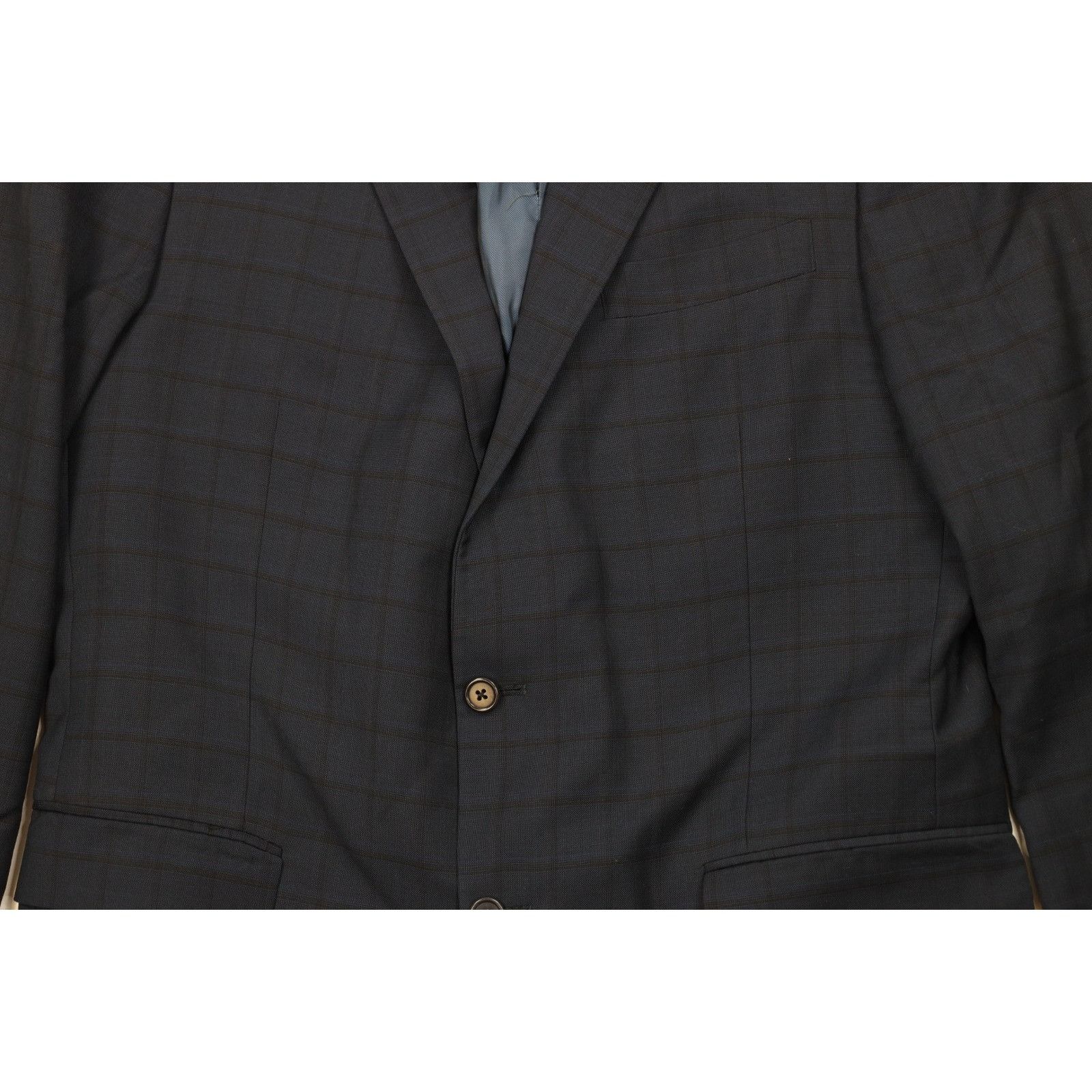 Vintage Vintage 90s Streetwear Wool 2 Piece Suit Plaid Size 42L - 4 Thumbnail