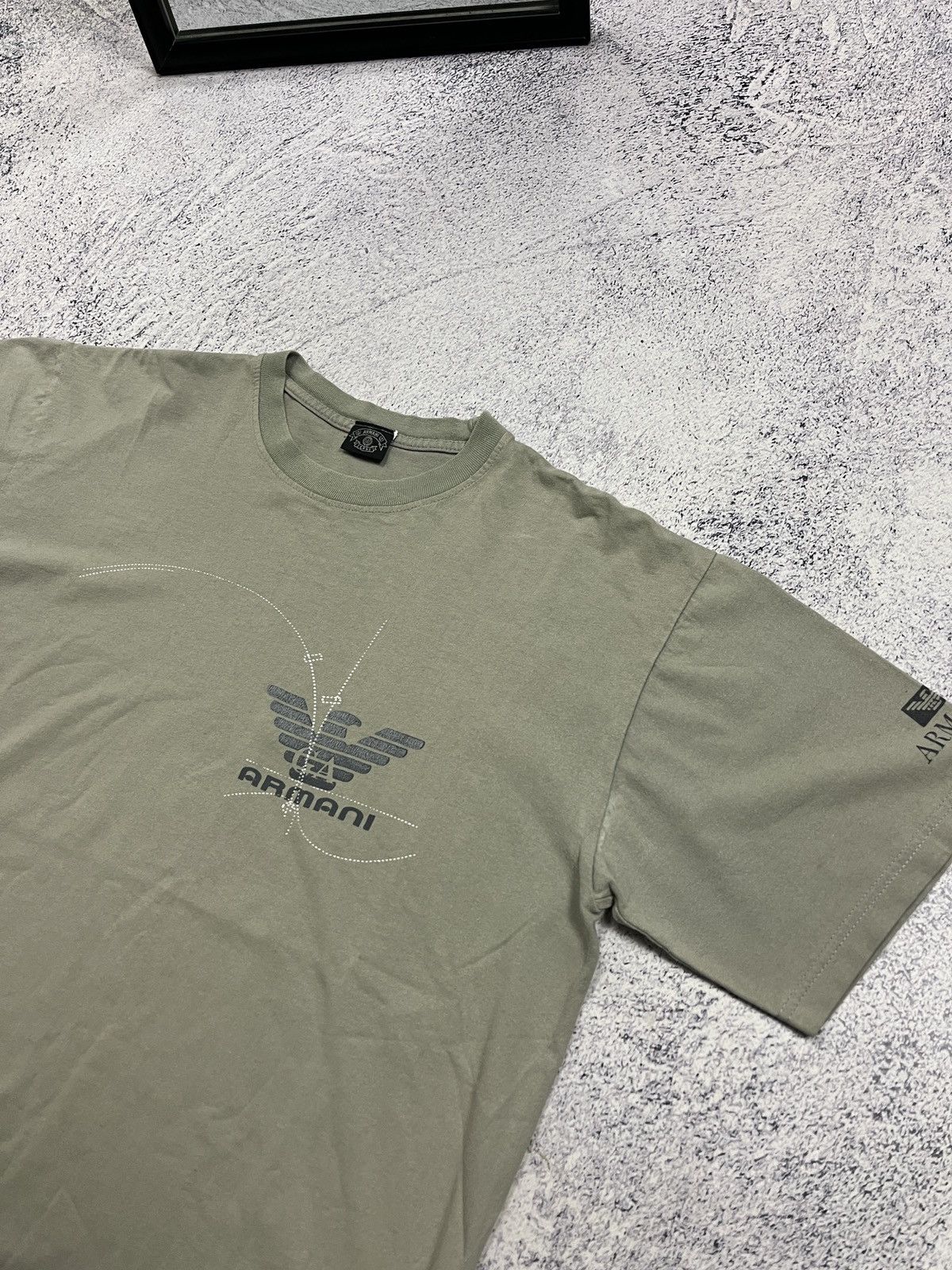 Giorgio Armani Vintage Y2K Armani Jeans Big Logo Graphic T Shirt Streetwear Size US M / EU 48-50 / 2 - 5 Thumbnail