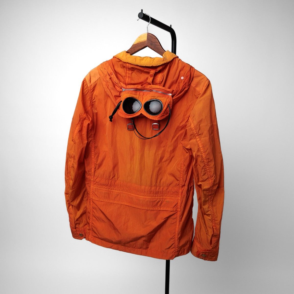 C.P. Company CP Company Goggle Jacket Mens Rare Nylon Orange Hooded Lens Size US M / EU 48-50 / 2 - 1 Thumbnail