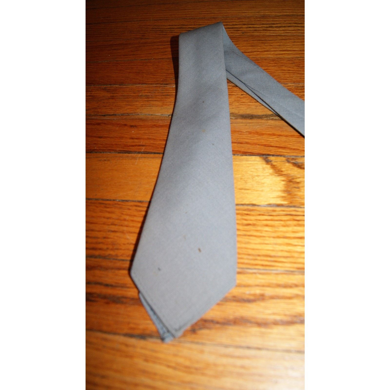 Vintage VTG 30s 40s Wembley Gray Cloth Mens Neck Tie Imported Size ONE SIZE - 3 Thumbnail